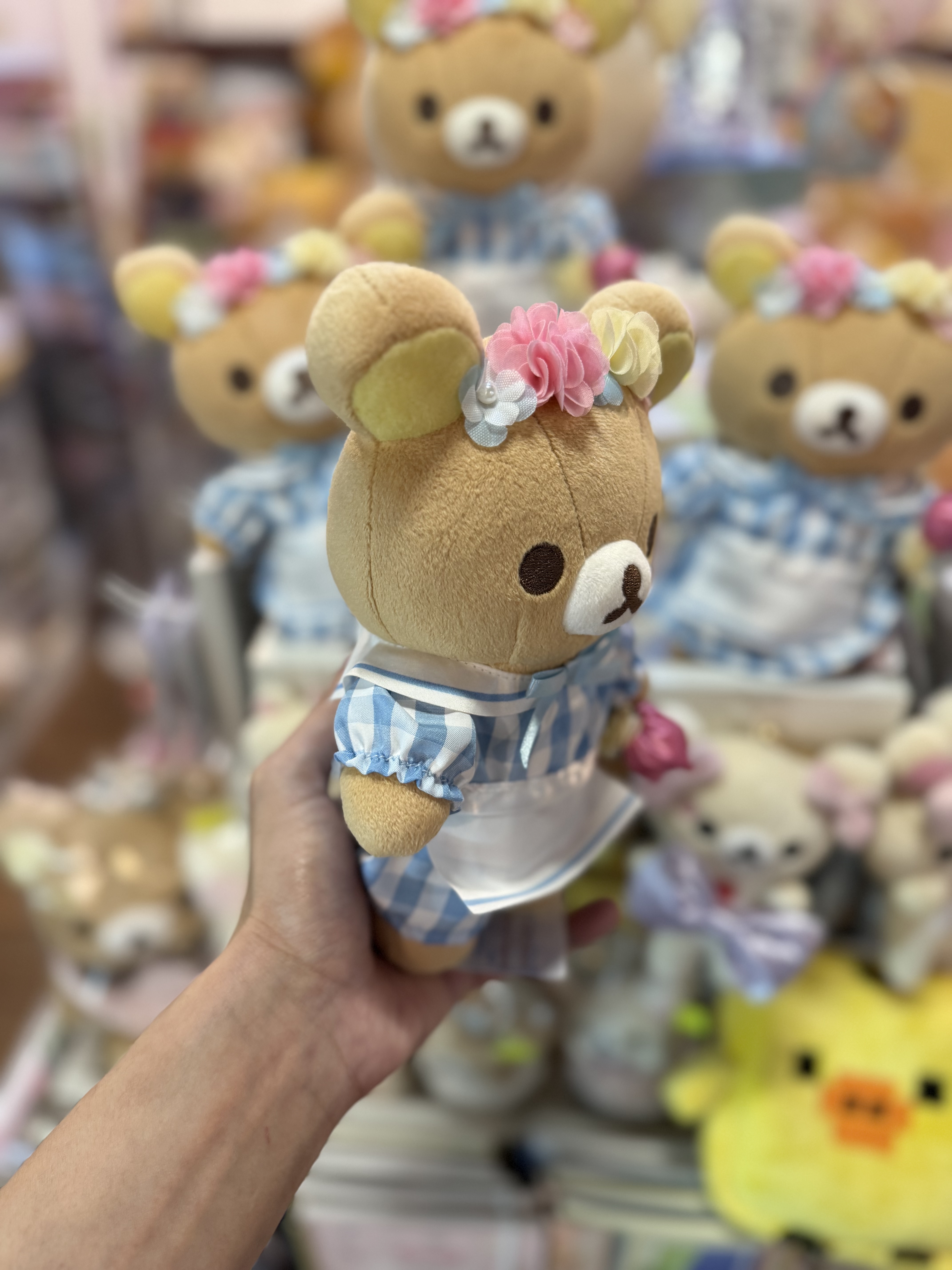 《現貨》全新日本東京站/梅田專店限定Rilakkuma 花花造型公仔