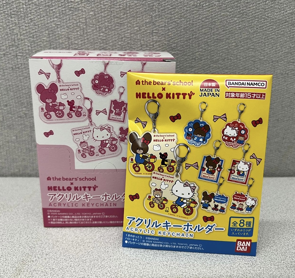 🎌日本直送🎌The bears’School x Hello Kitty 匙扣掛飾 盲盒 