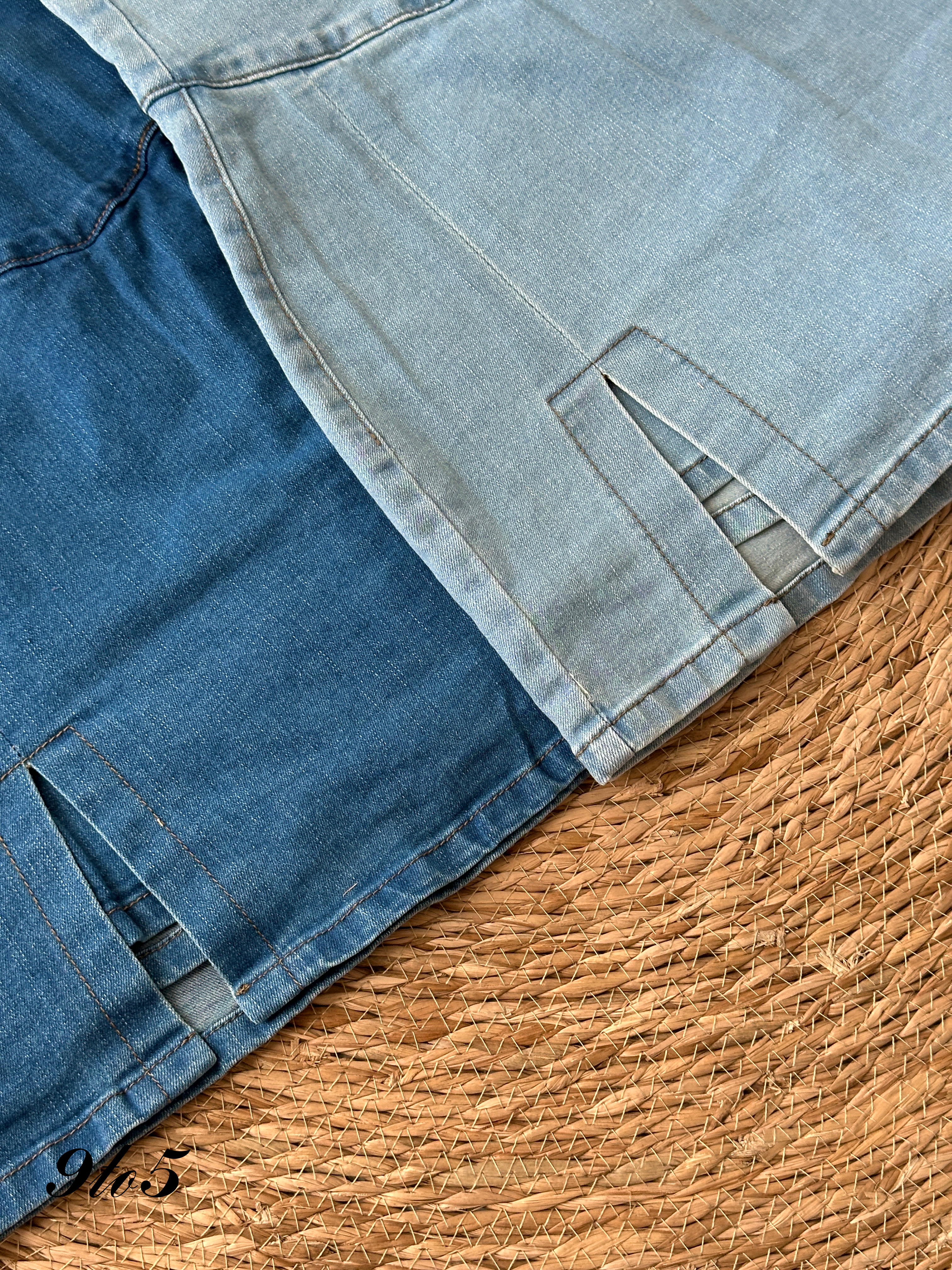 S1820 Denim Short Skirt - 3 Colors 