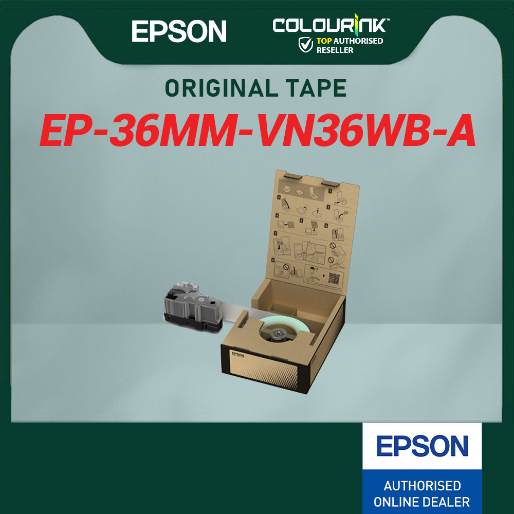 Epson Original Vinyl Laminated Sticker LK-Tape 4WBVN 5WBVN 5YBVN 5WBVN 6YBVN 7WBVN 7YBVN for Labelworks Printer
