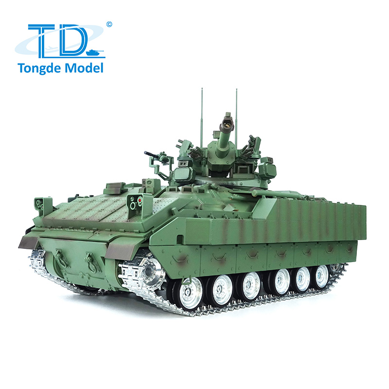 全新 通德 1:16 遙控 M 2128 布雷德利 105mm 火炮支援戰車 | 遙控坦克| 3.0版 | 金屬升級版本 | 紅外線對戰 | 伸縮炮管