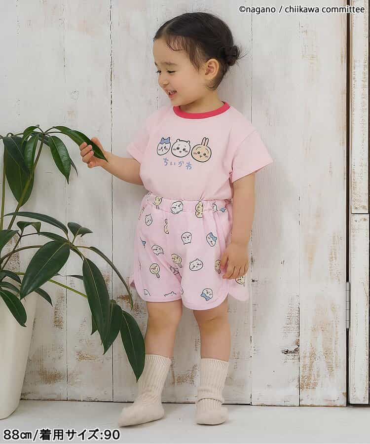 🇯🇵預訂 日本直送🇯🇵Apres les cours x Chiikawa系列兩色人物印花短袖家居服上下套裝