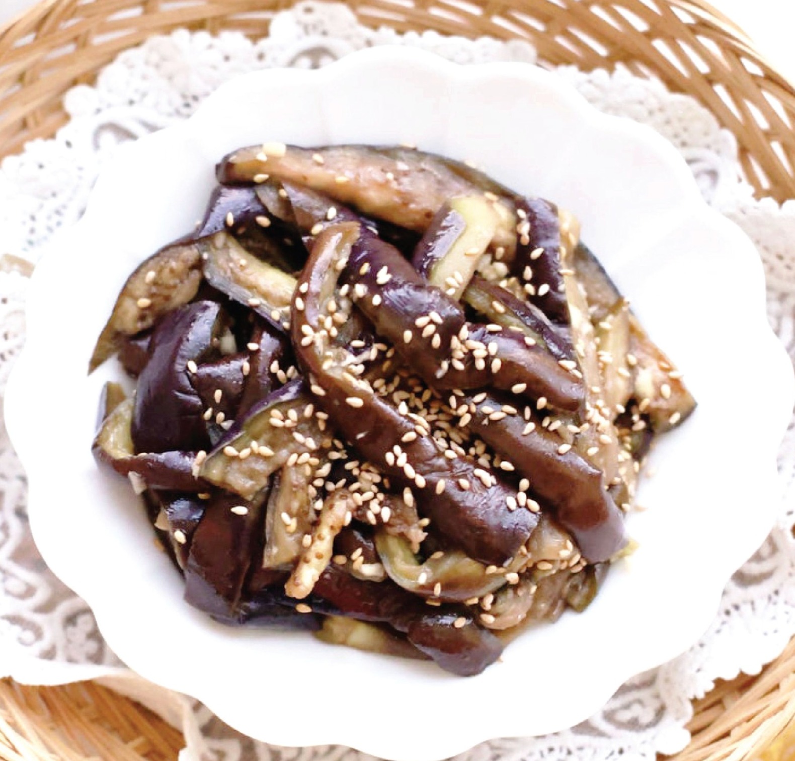 Sesame-Glazed Eggplant Delight