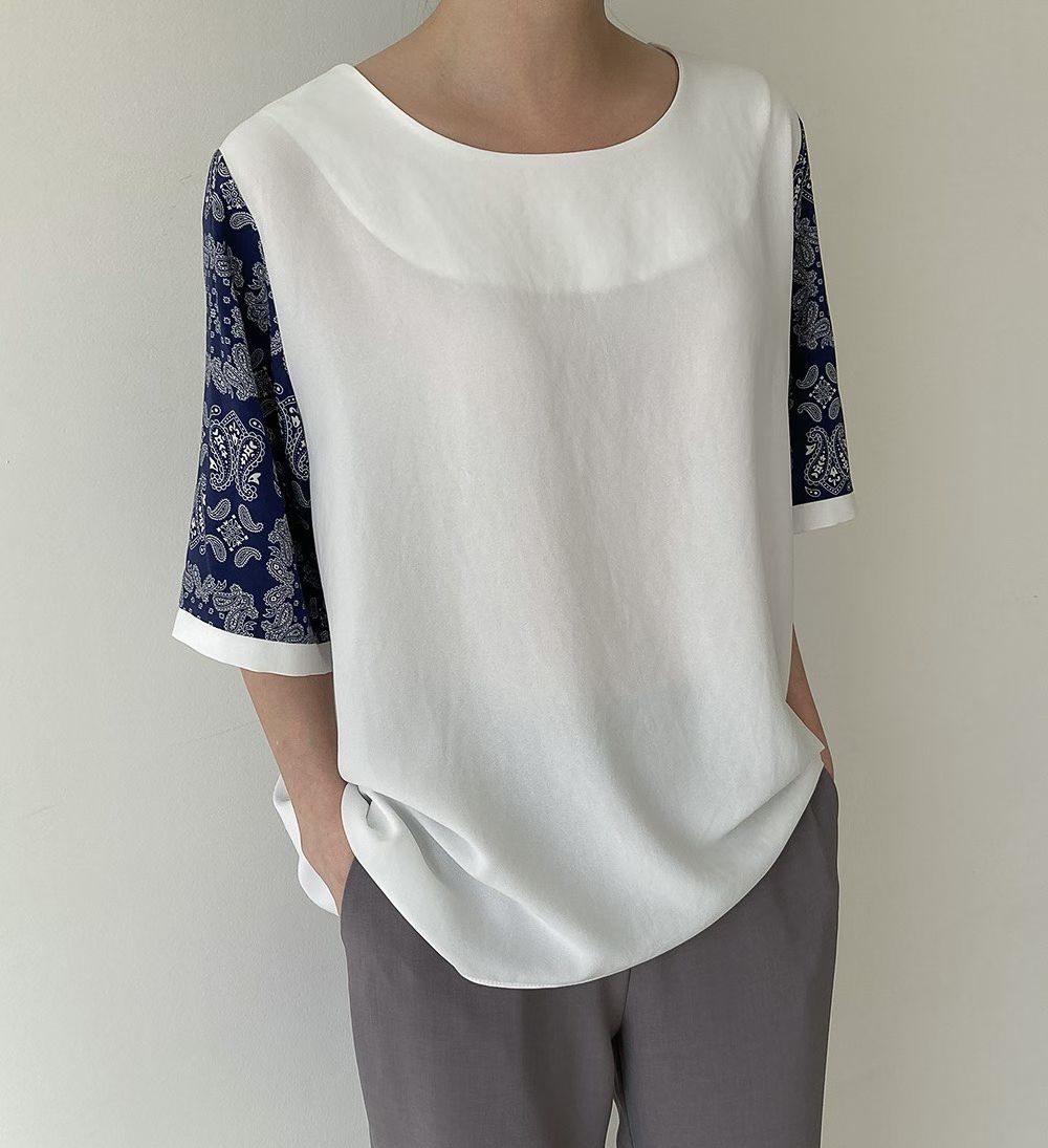Made in Korea 🇰🇷民族pattern top