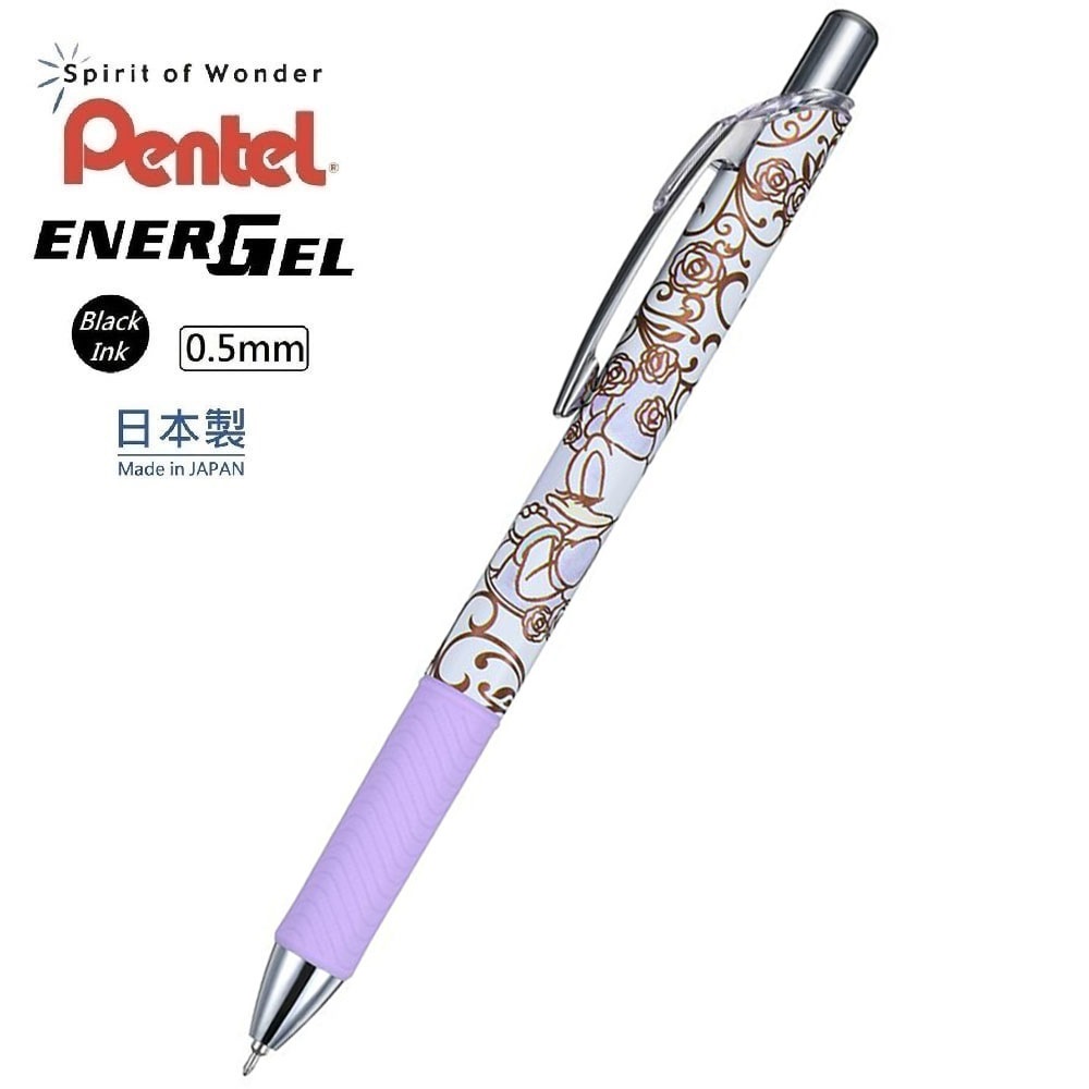 現貨｜【日本 Disney Store 限定】Daisy Duck 黛西鴨 Disney 日本製 Pentel EnerGel 0.5mm 黑色 啫喱筆 209039