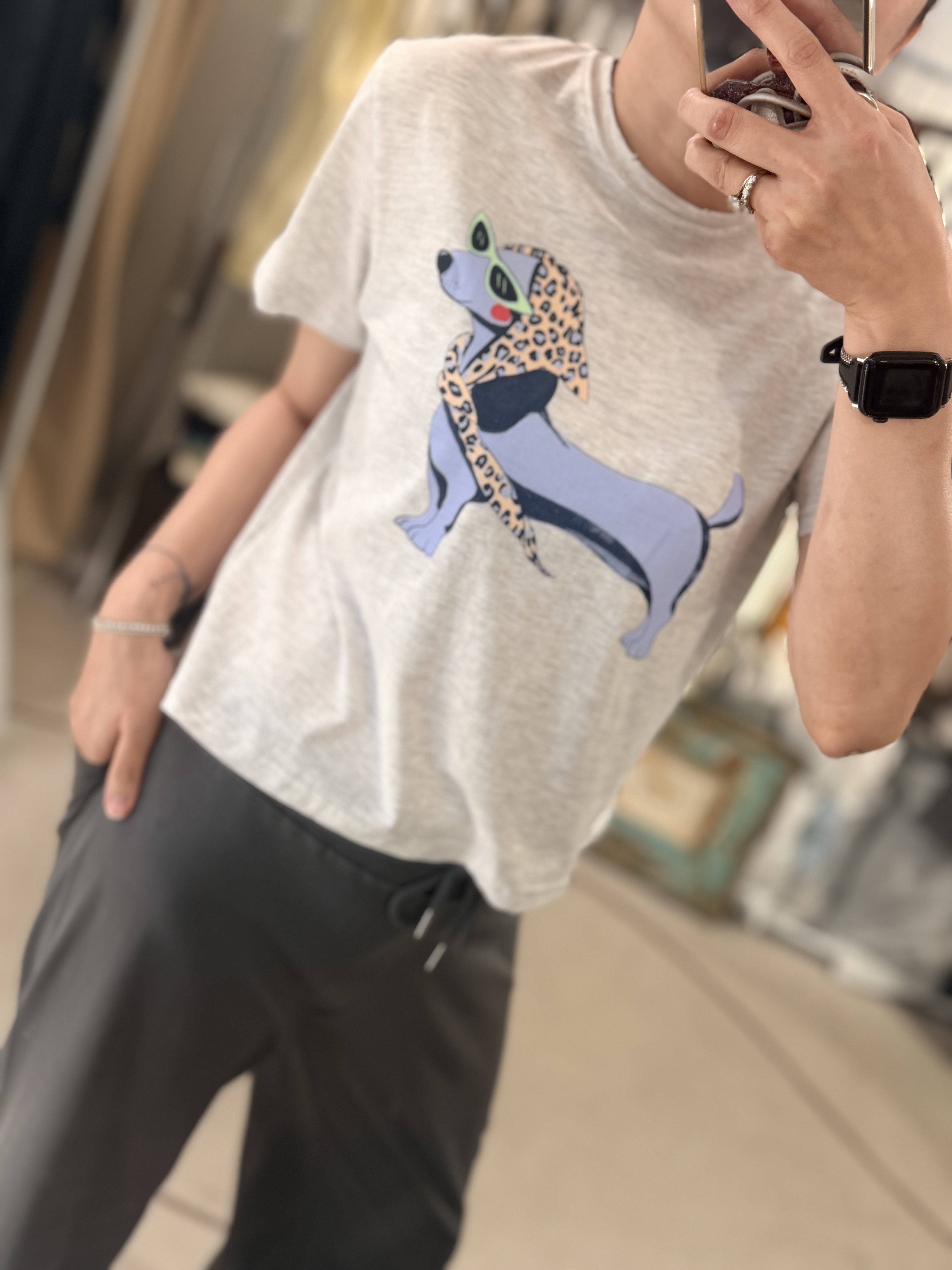 Doggy printed tee