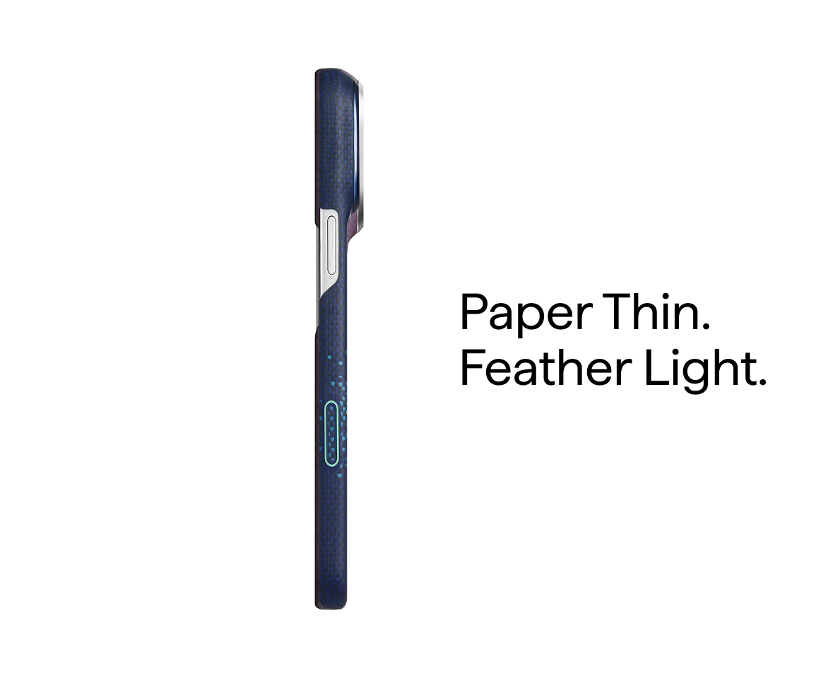 Pitaka Edge Case for iPhone 18 Series - Midnight (PitaTap™)