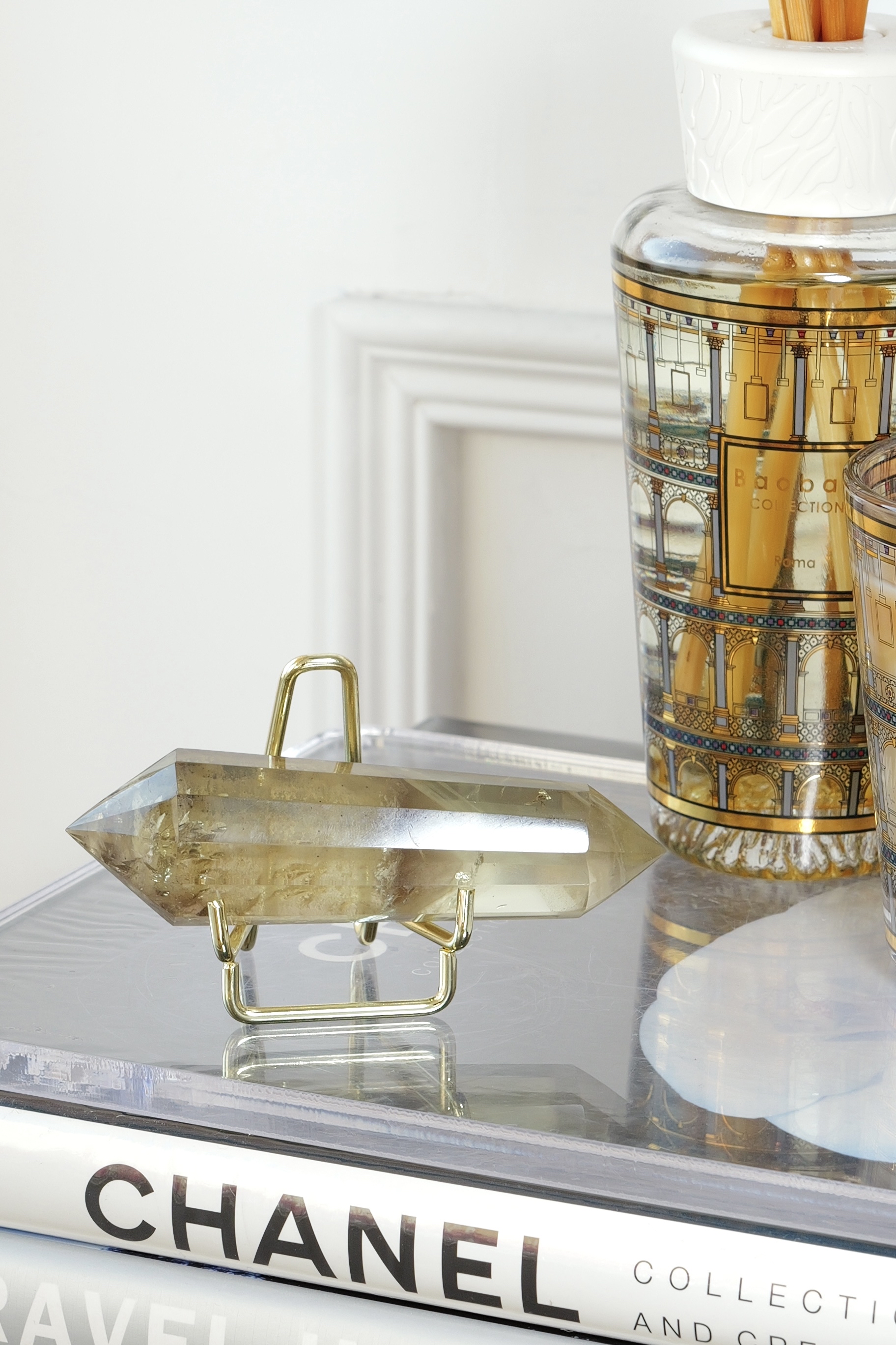  ༒10.5cm 茶黃晶沃格爾雙尖༒ VC.a517HS7GJF8-RB9*3ST