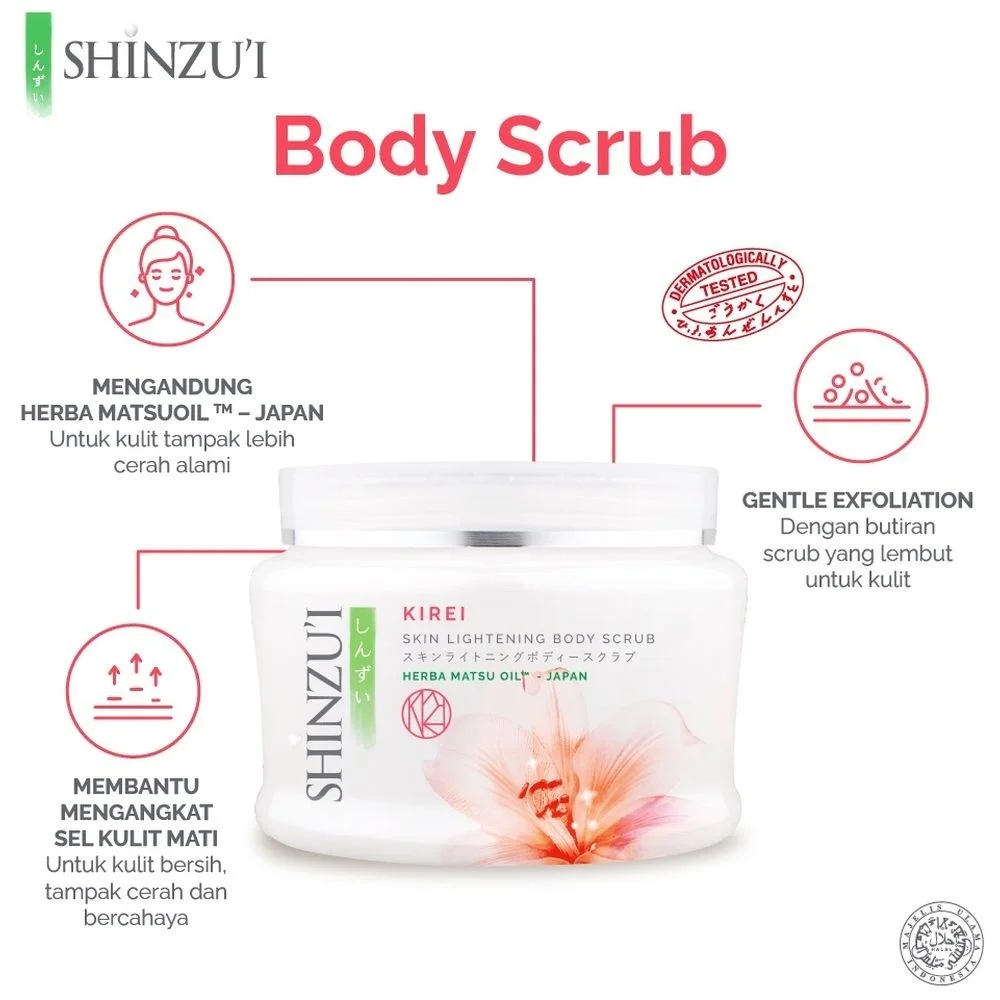 Shinzu'i Body Scrub 200ml - Kirei