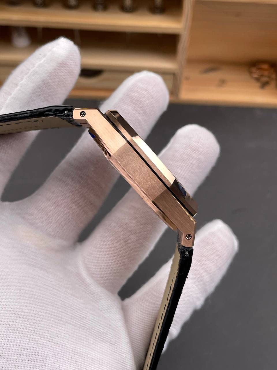 🚀皇家橡树15500 玫瑰金黑盘/41mm/4302机💯