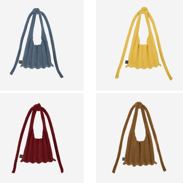 PLEATSMAMA Poodle Shoulder Bag (4色)