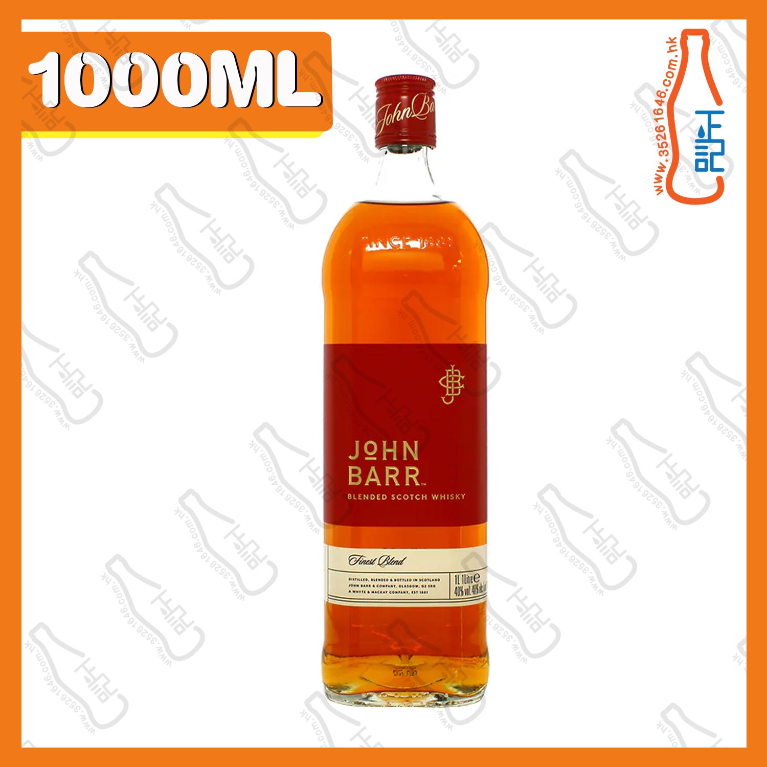==John Barr finest whisky 1000mL /支