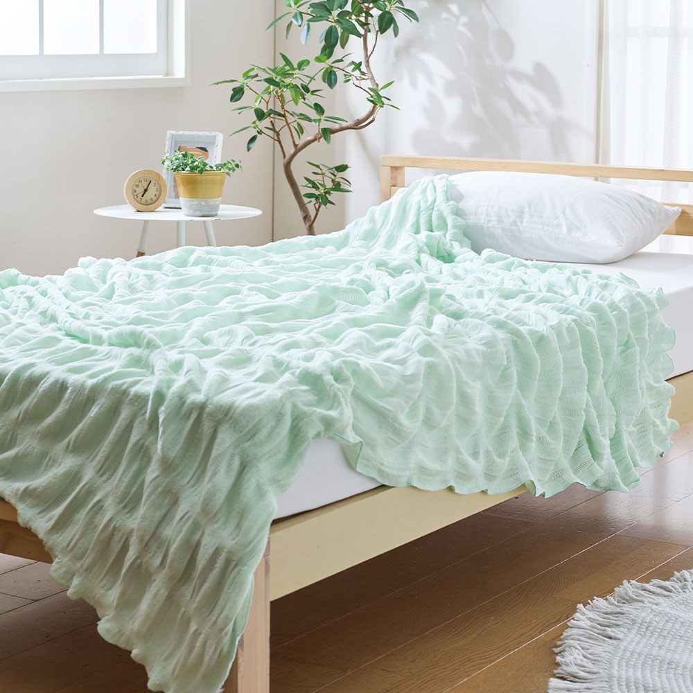 日本製　涼快輕柔透氣毛巾毯 (Single)　Gentle Breeze Blanket