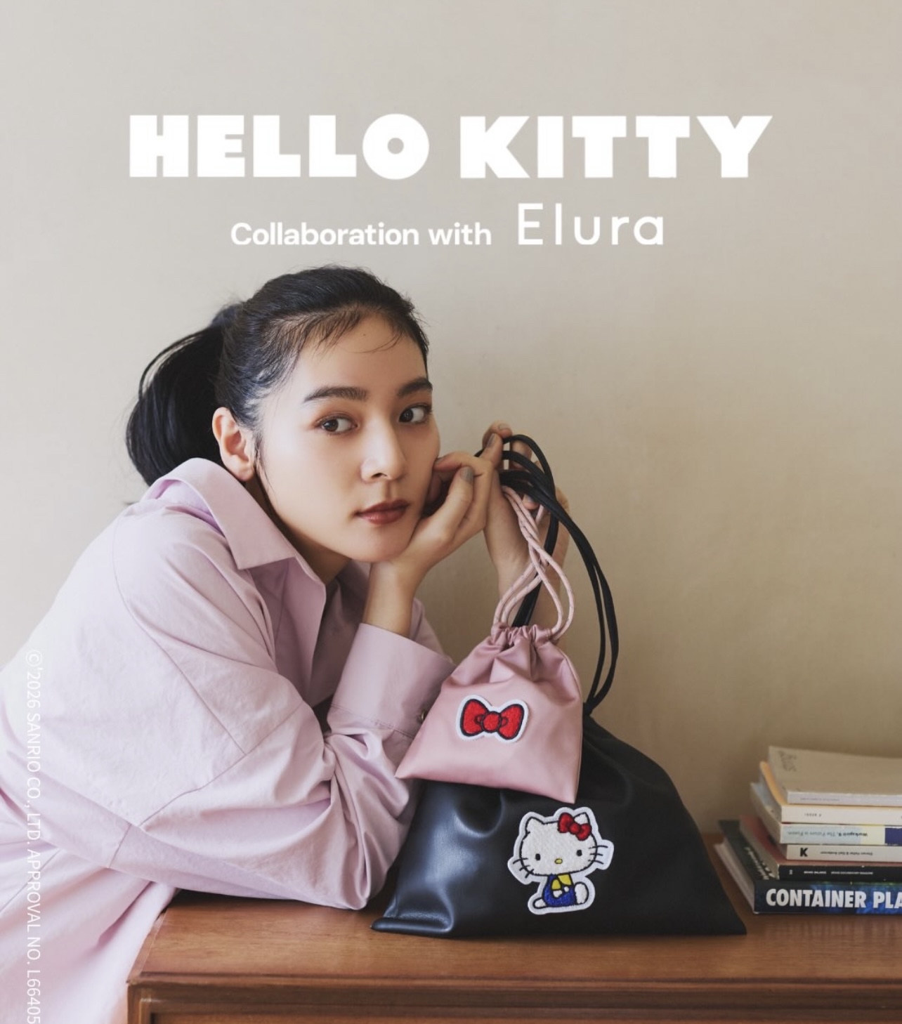 🎌日本直送🎌 Hello Kitty 限定款 束口袋可上肩側孭