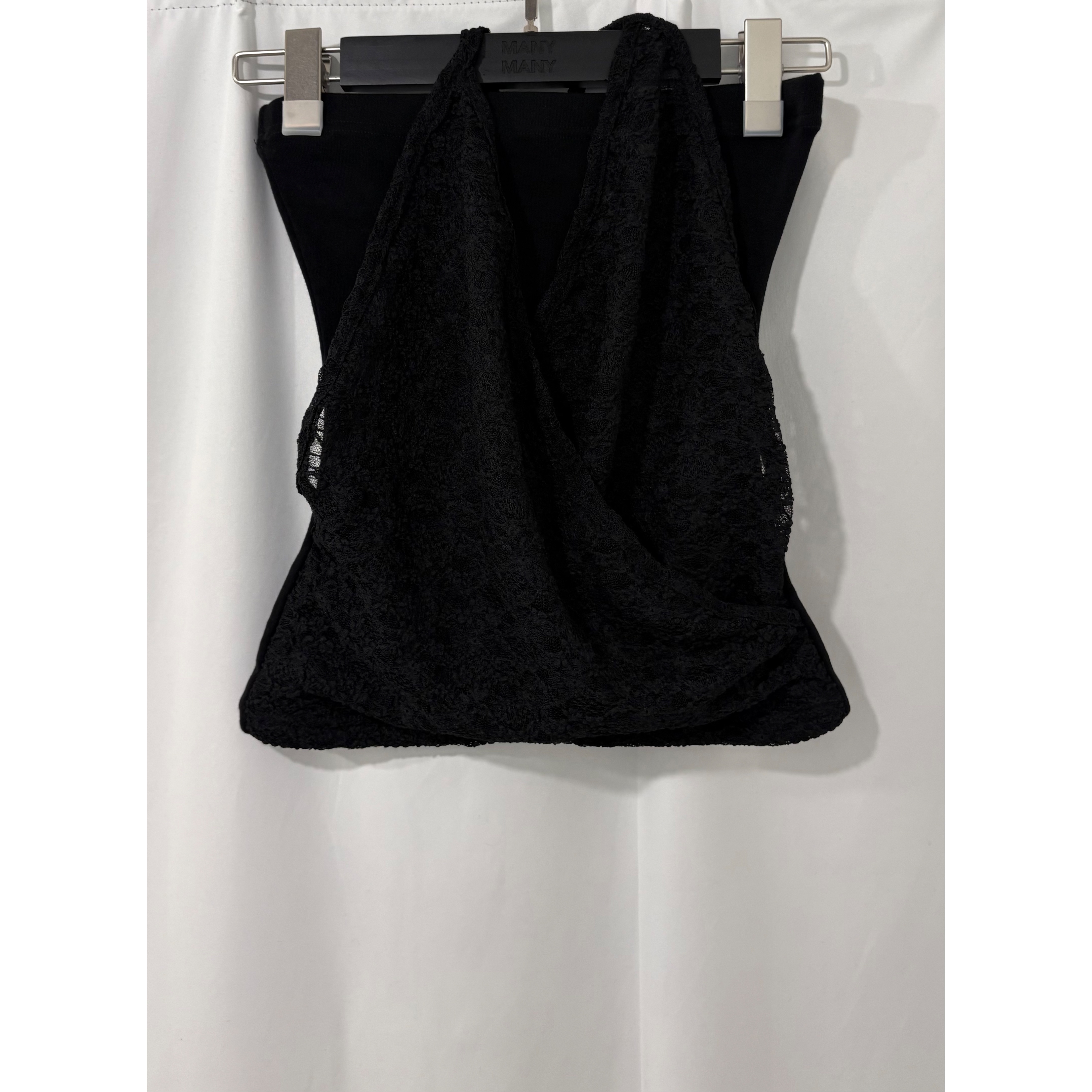 優惠價7月24截🩶2607O《SPLICED LACE TUBE TOP》