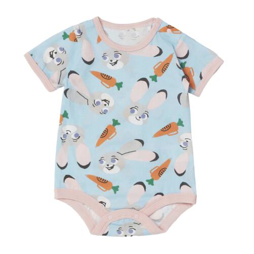 🇯🇵預訂 日本直送🇯🇵優獸大都會朱迪人物滿印純棉短袖包屁衣