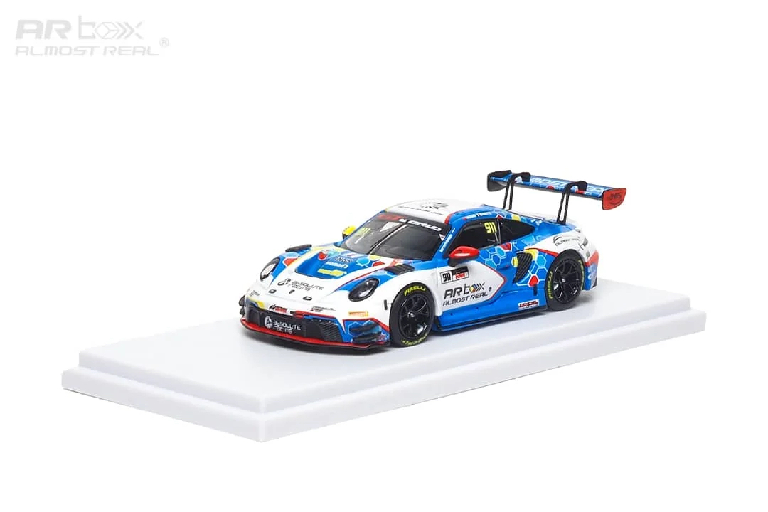（預訂 Pre Order) AR Box (640004001) Porsche 992 GT3 R Sepang Blue-White Livery