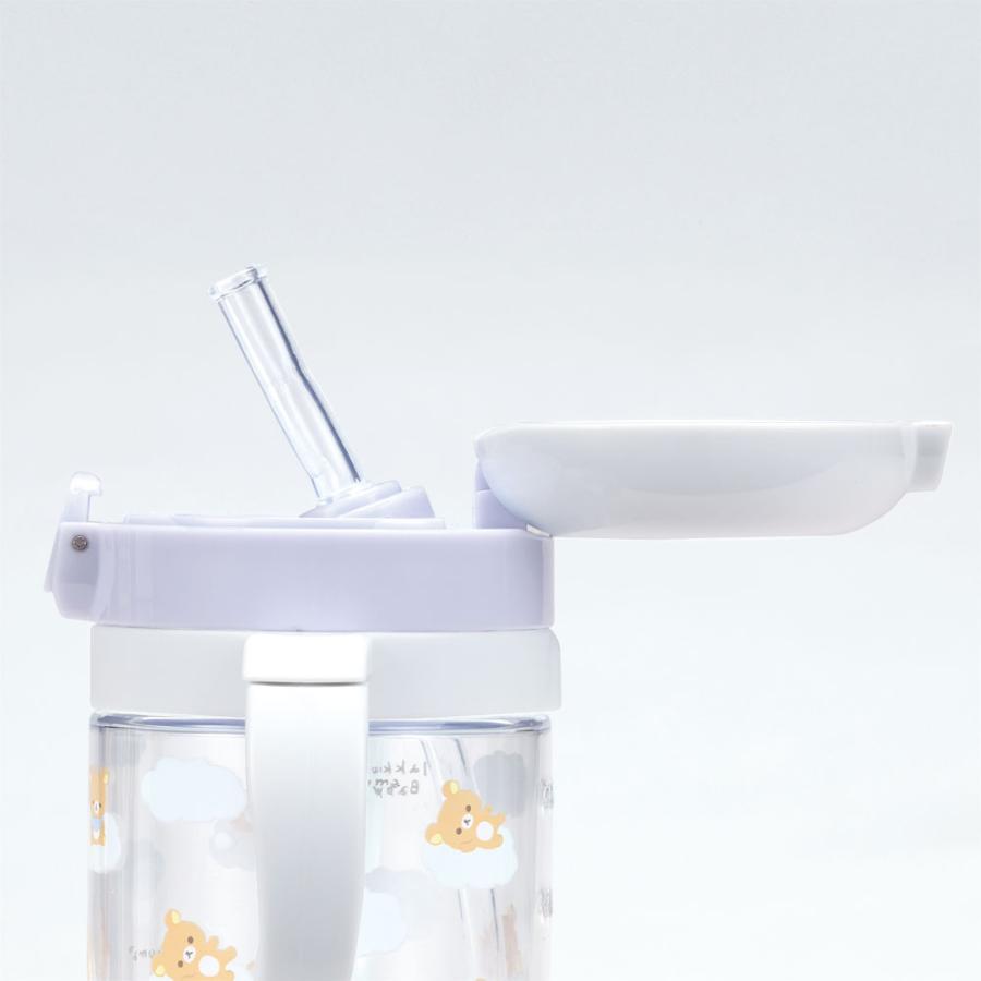 鬆弛熊 Baby 雙耳摺疊手柄吸管杯（附肩帶）