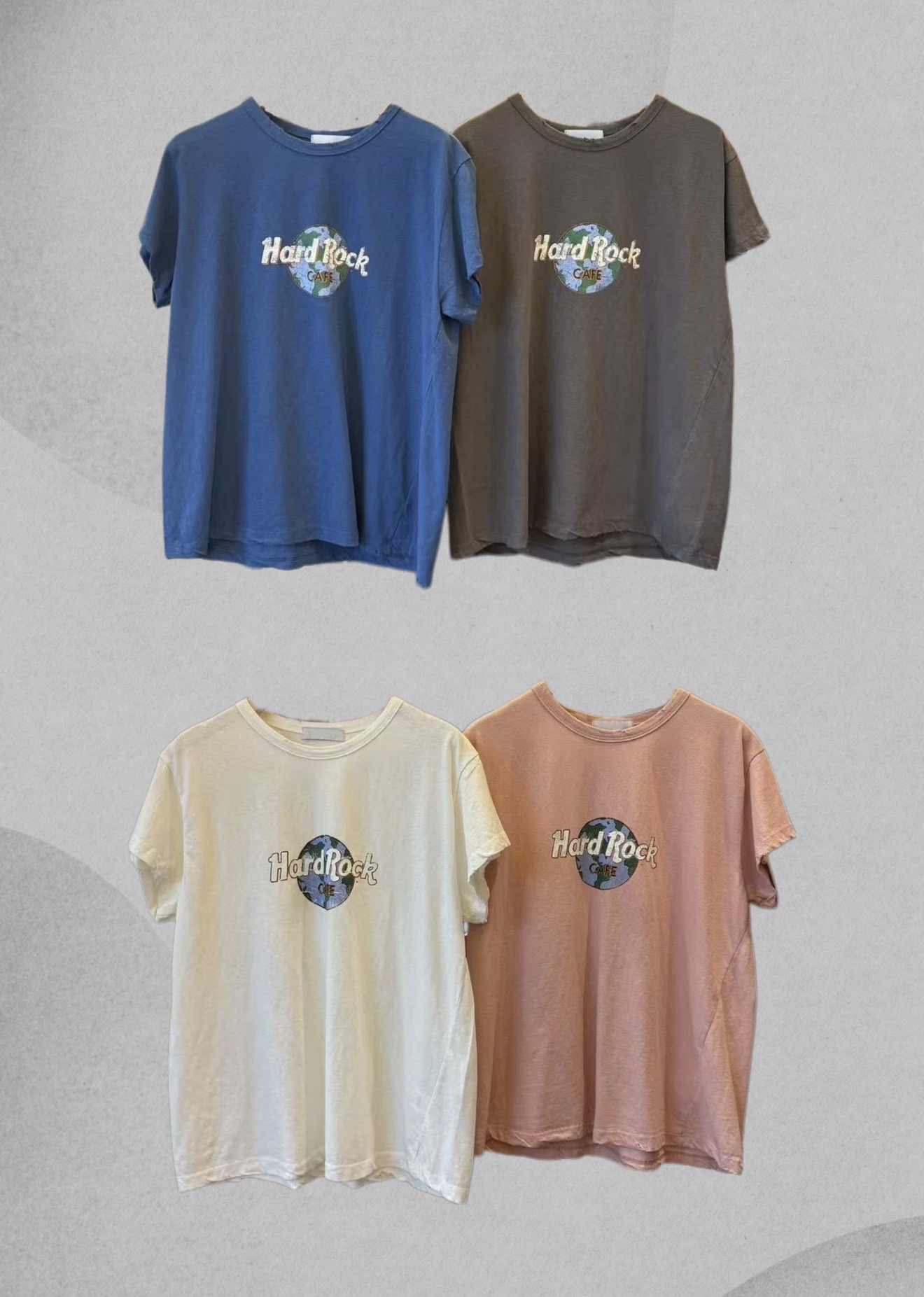 （預購優惠) Hard rock printed tee #top150