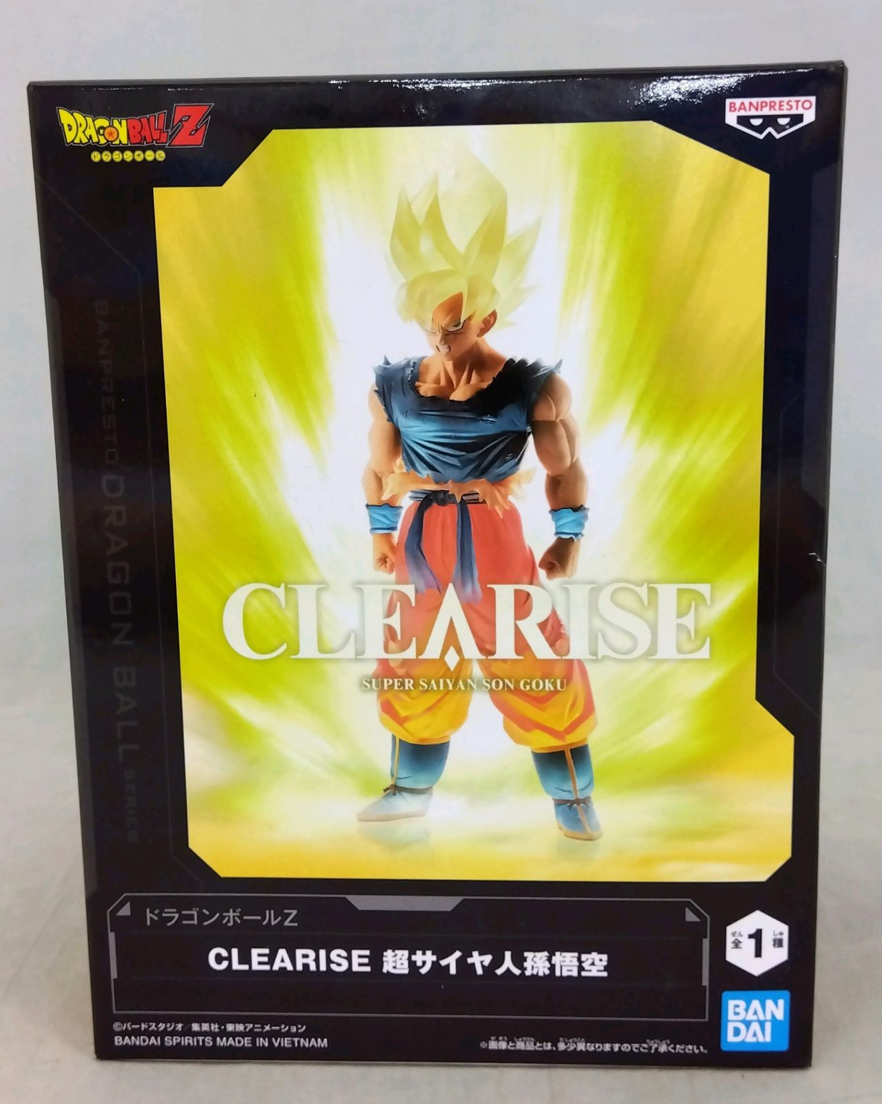 Banpresto, Clearise Figure: Dragon Ball Z, Super Saiyan Son Goku 龍珠Z 超級撒亞人 孫悟空