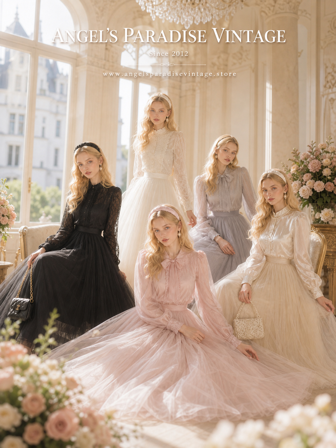 維多利亞繾綣夢幻三層輕紗大圓台蓬蓬裙Victoria Ethereal Triple-Layer Tulle Ballgown Skirt