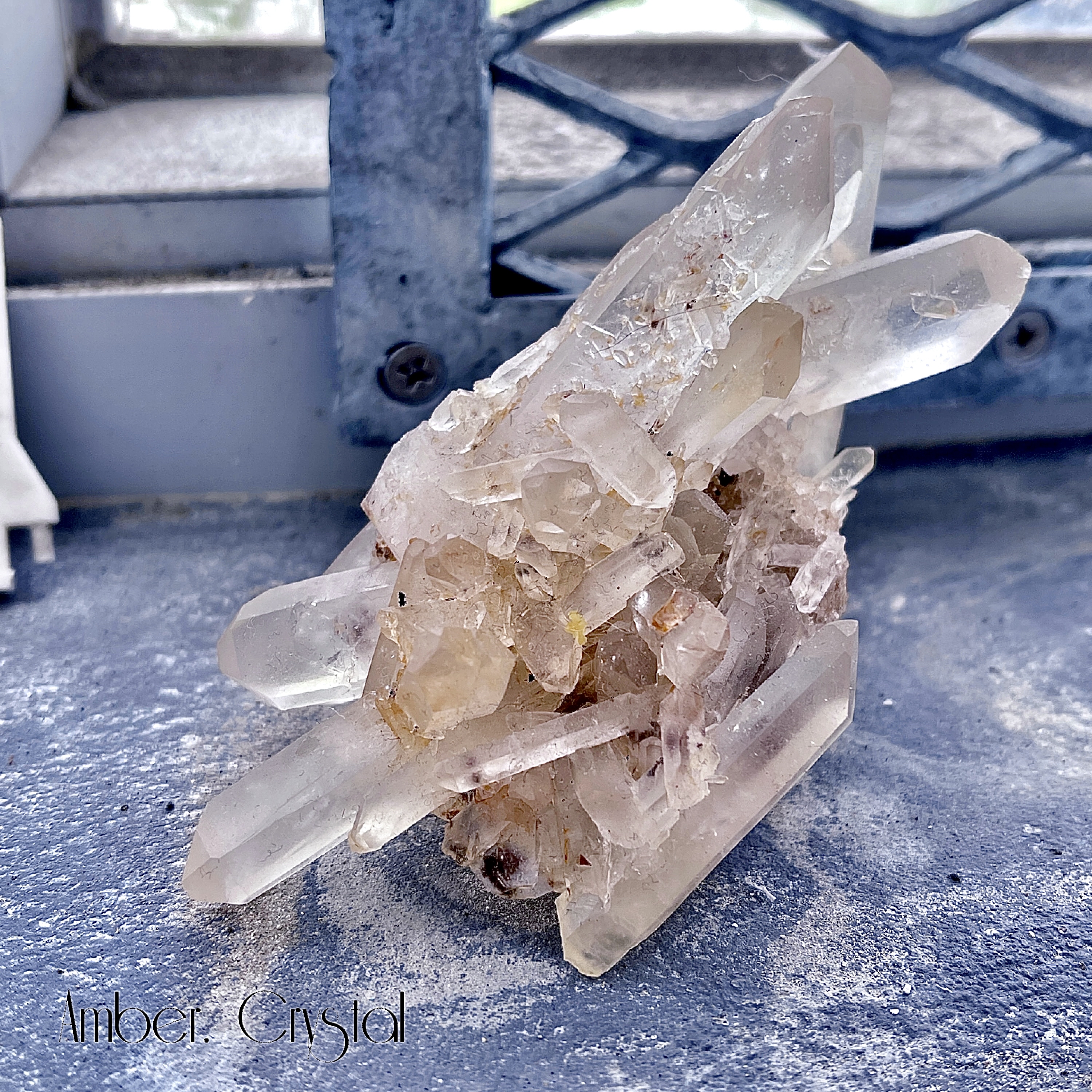 白水晶原石晶簇White Quartz Crystal Cluster