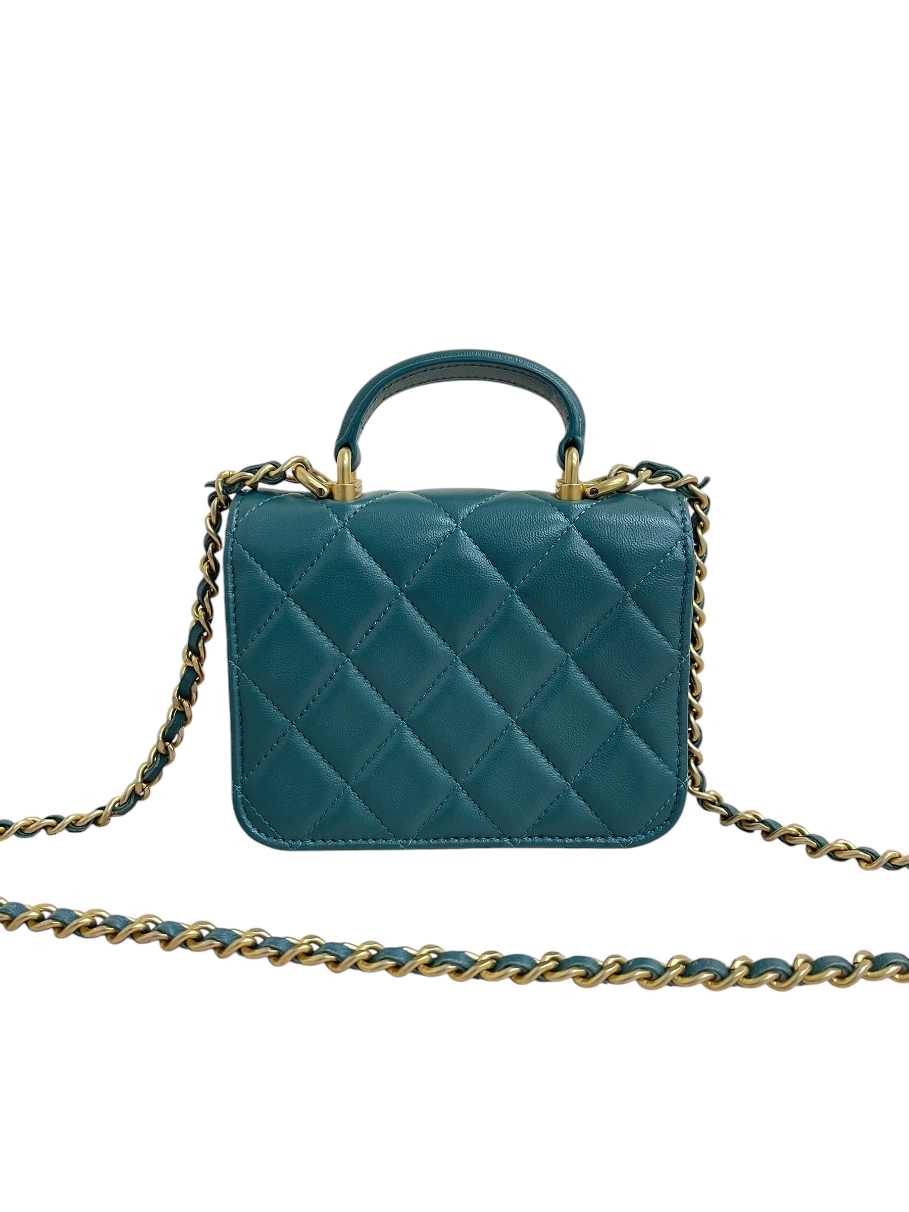 Pre-owned Chanel Top Handle Flap Coons Purse/ Product Code: 26061006