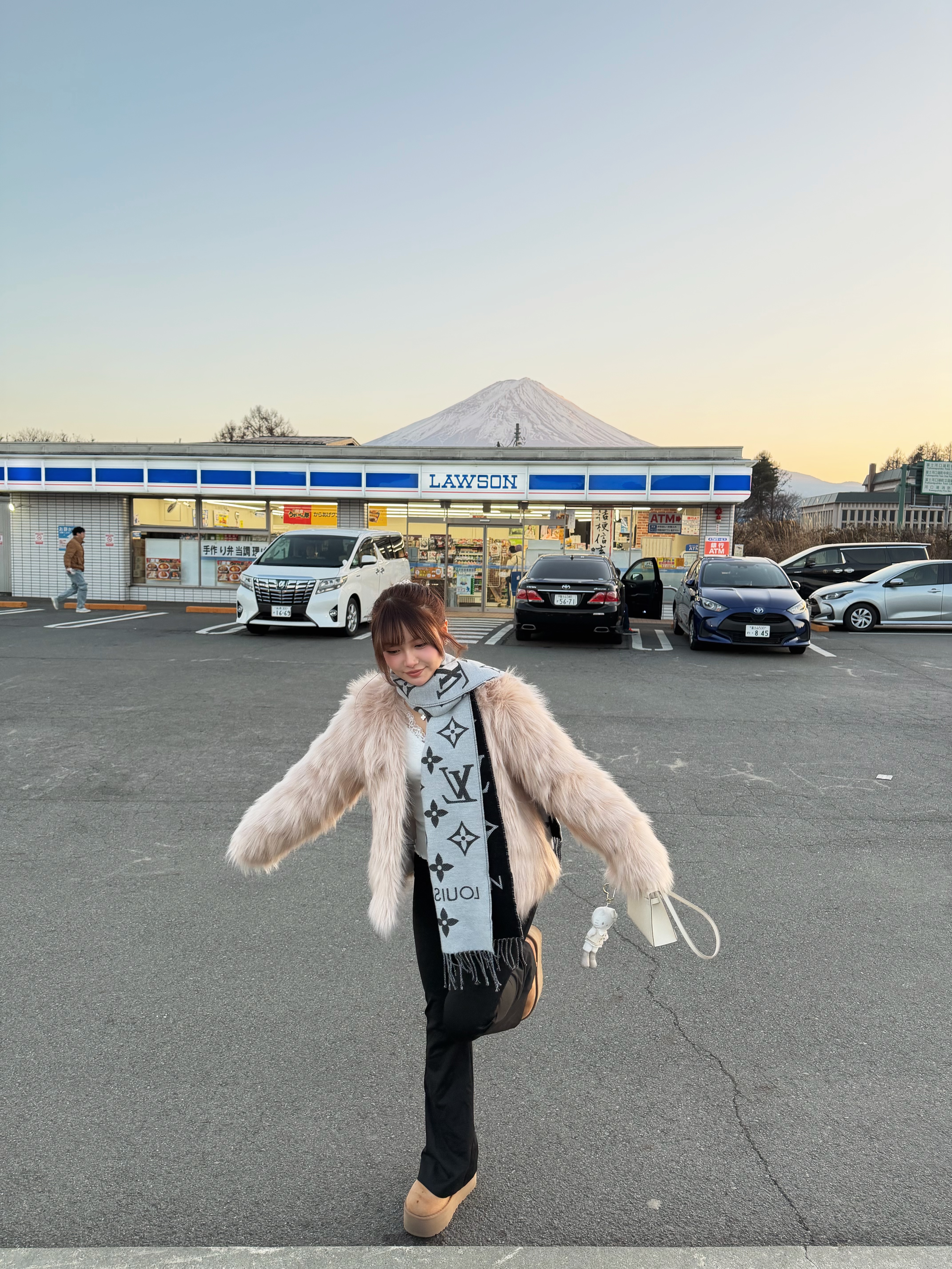 店主自留 韓國彷水貂毛皮草外套（高質量）