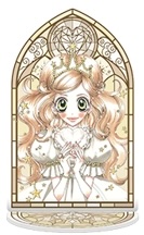 韓國限定 魔界女王候補生 ENCORE 彩繪玻璃風立牌 #P-SRG0055 [KR] (PRE-ORDER) [2026/06]