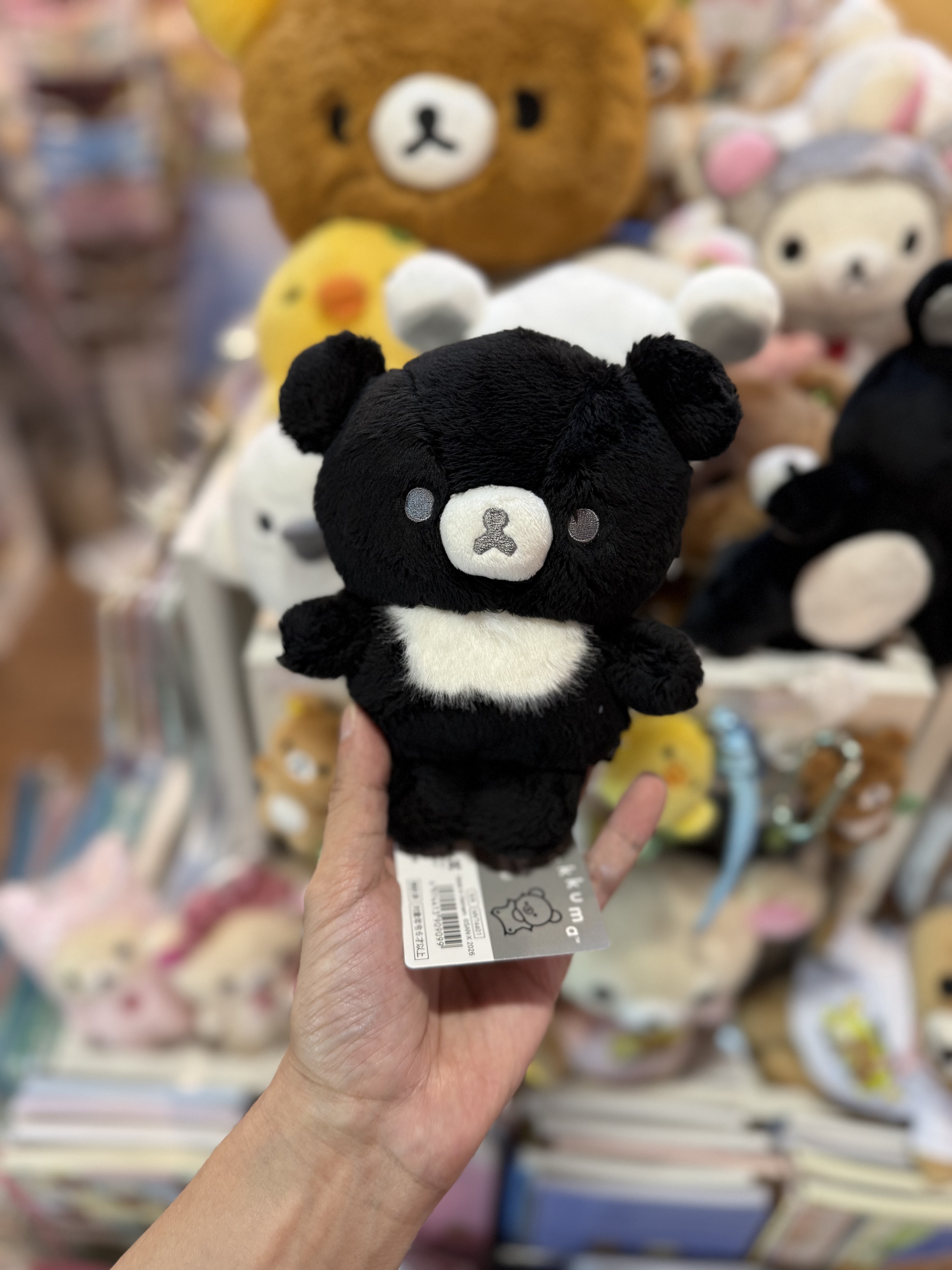 《現貨》全新Rilakkuma黑白造型公仔