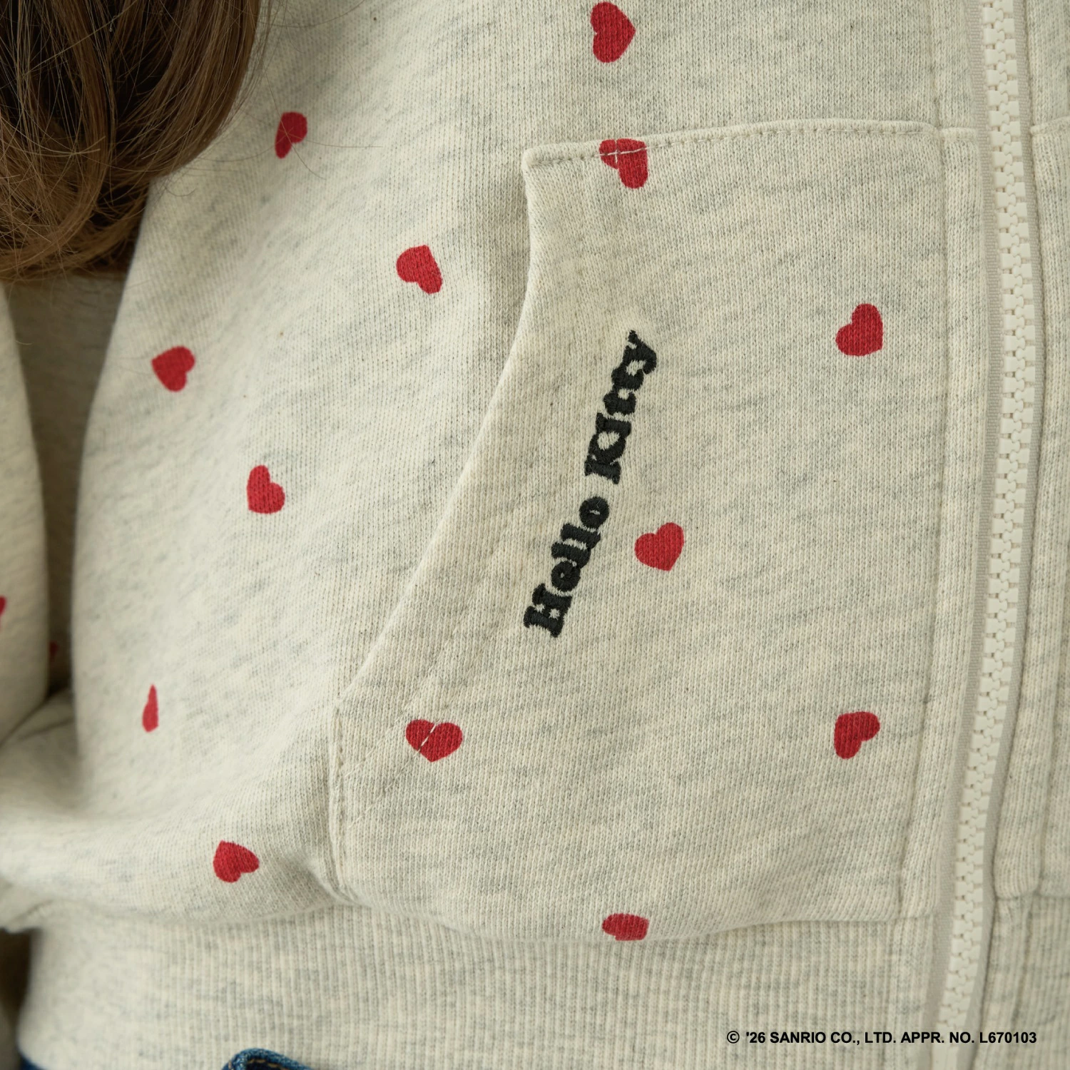 🆕【⭐訂購⭐】🇯🇵日本直送 🌀#Sanrio 刺繡 荷葉邊 連帽外套［3款選］🌀 [ELIA-0020][261005]