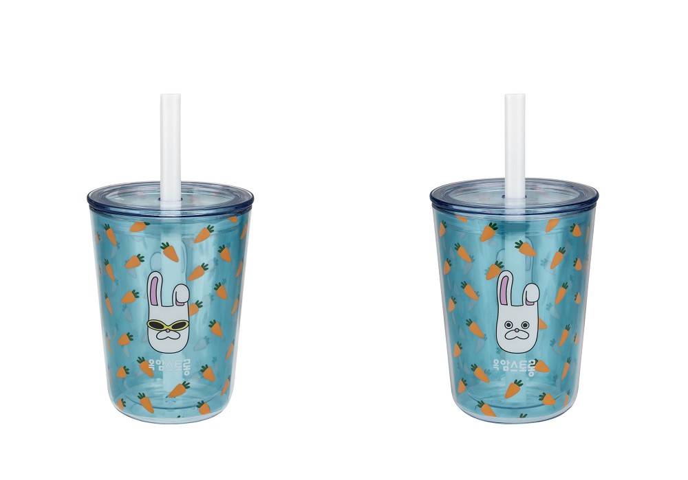 📦訂購 台灣代購 野獸國 地球娛樂室 雙層粗吸管杯