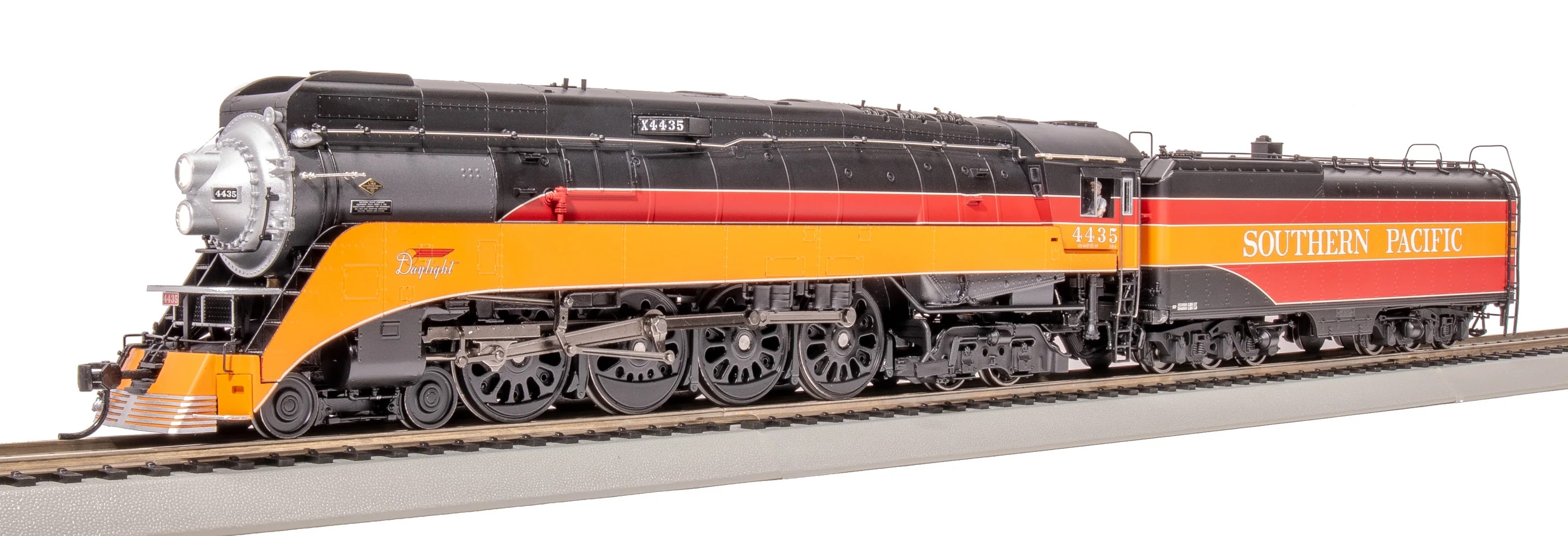 BROADWAY Southern Pacific GS-4 #4444 In-Service Post War Daylight, Paragon4 Sound/DC/DCC Smoke