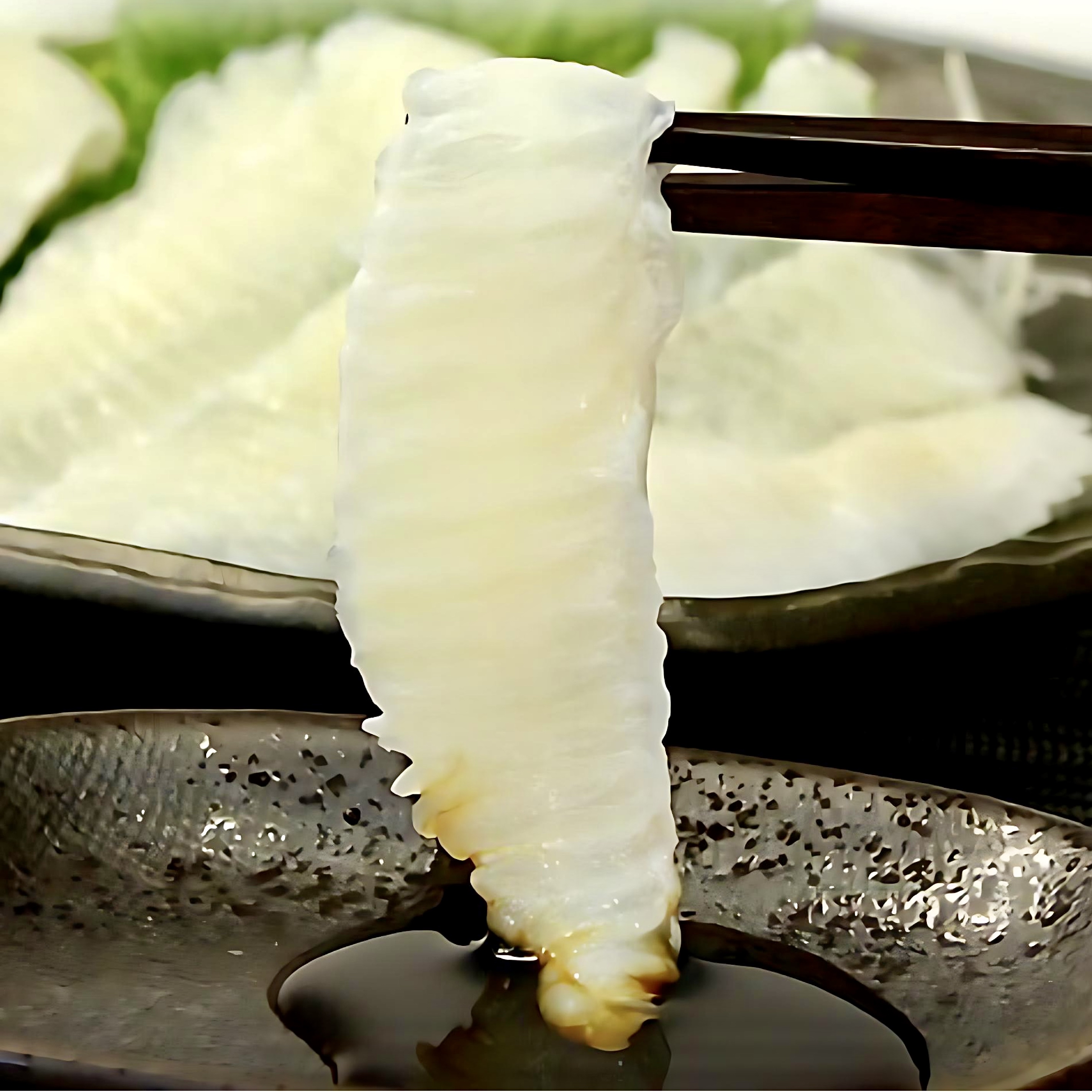 左口魚裙邊刺身90g（20片）