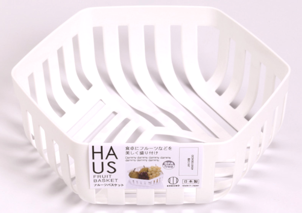 KK-410/日本製高透氣生果籃(白色)