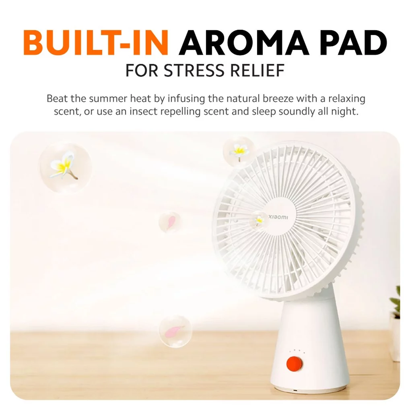 Xiaomi Rechargeable Mini Portable Desktop Fan (BHR6089GL)