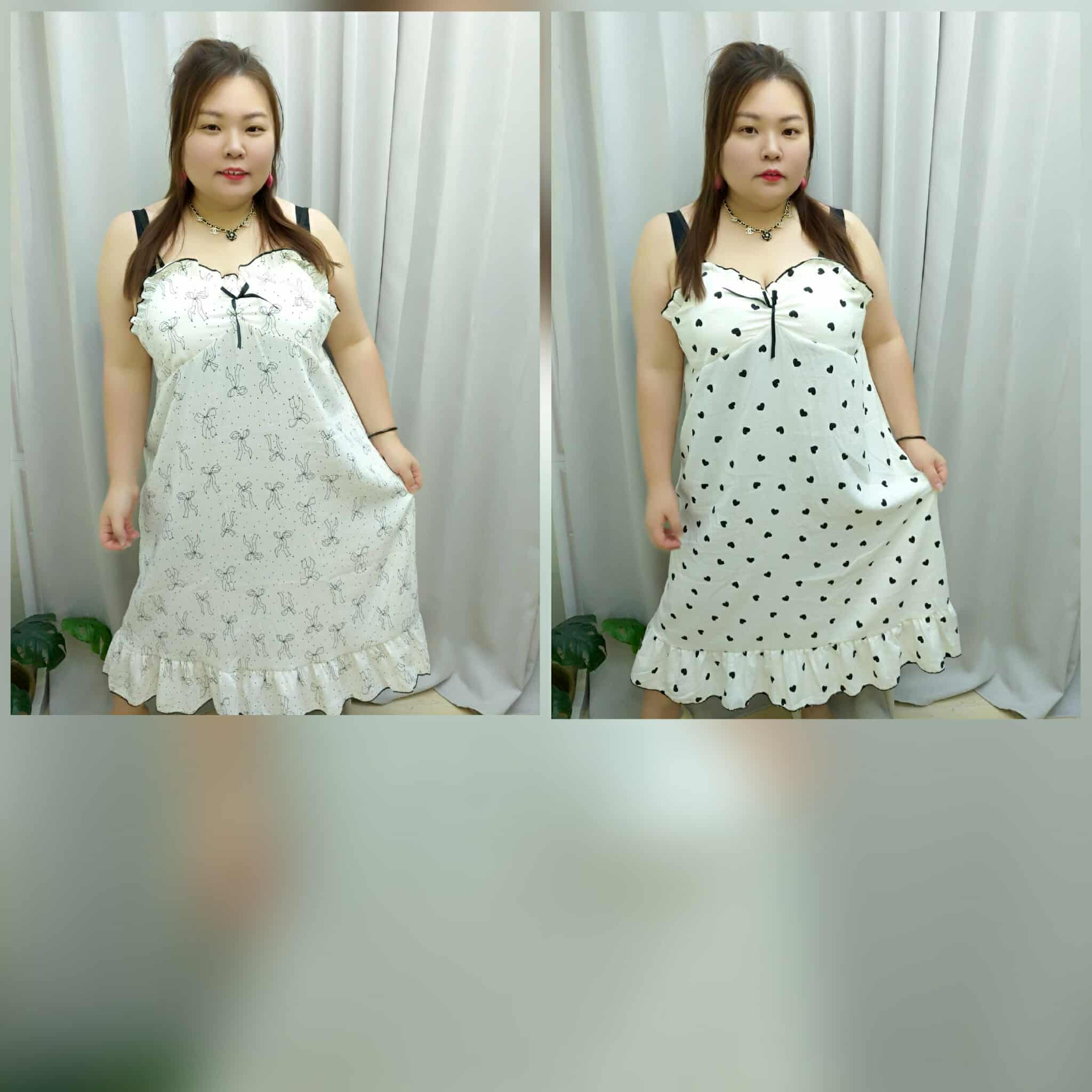 TW#088 附垫可调节吊带睡裙