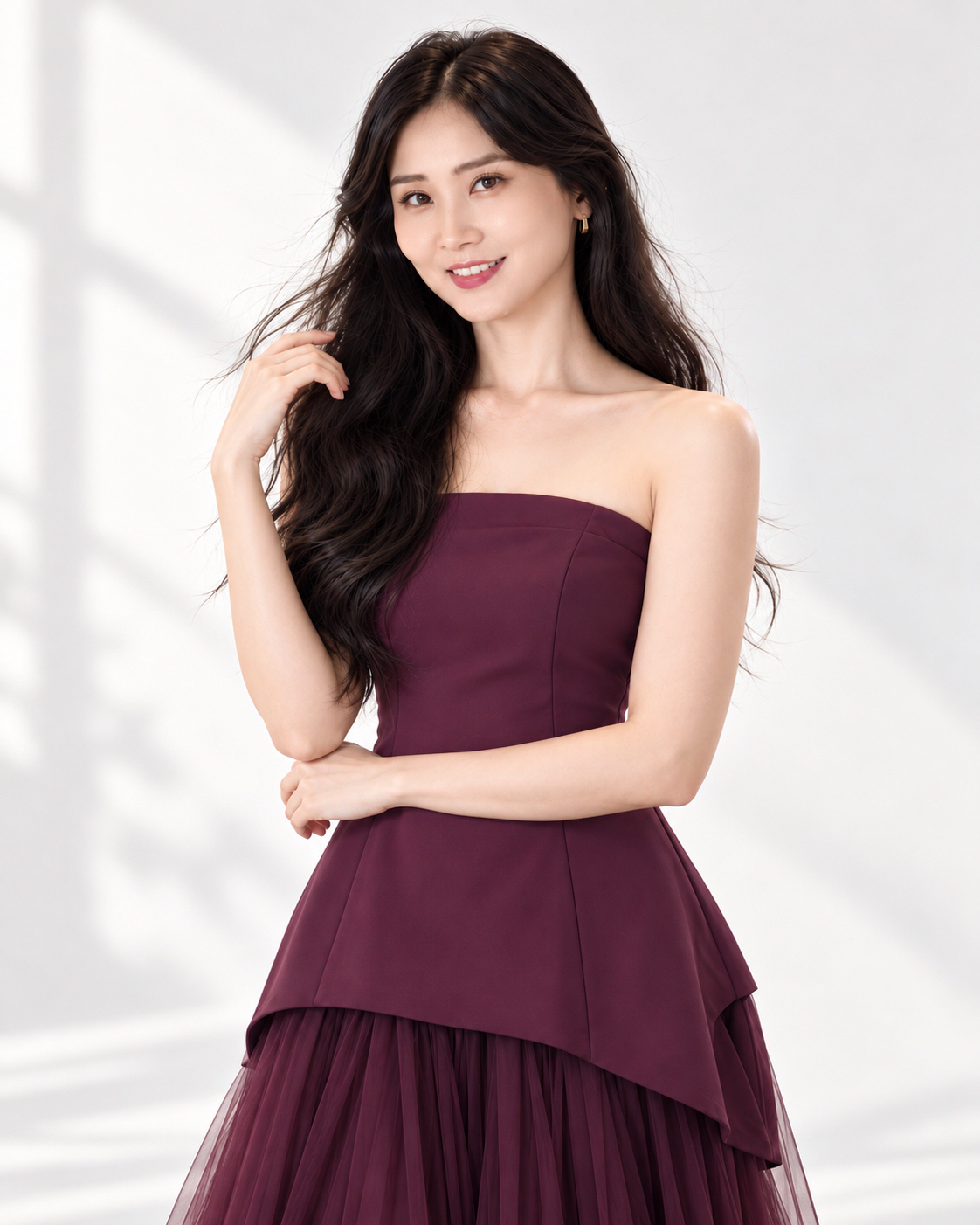 5156 Elysia Two-Tone Gown 