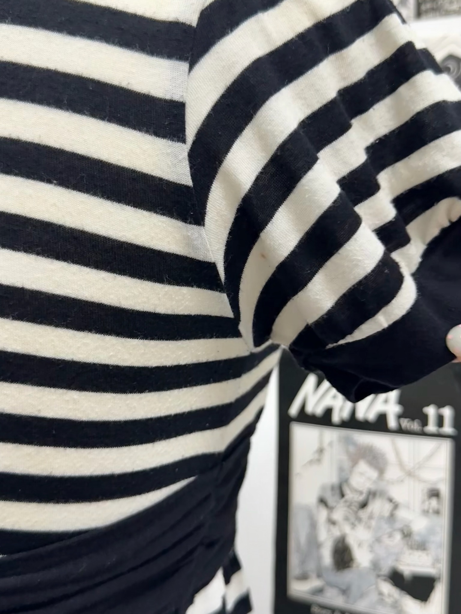 Criss-Cross Neck 2-in-1 Striped Dress