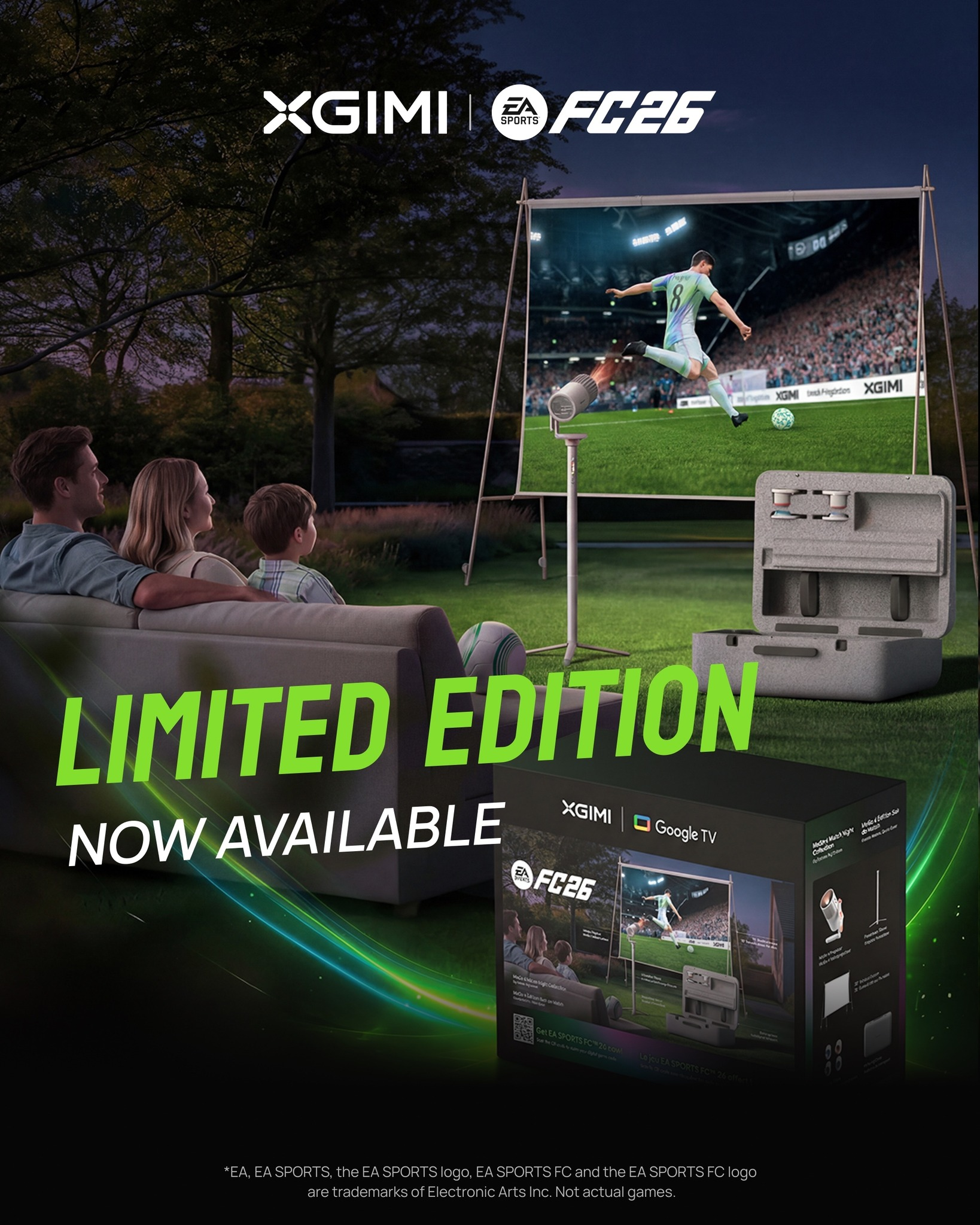 [原裝行貨 限時優惠] XGIMI Mogo 4 2026 世界盃限量版户外套裝 MoGo 4 Match Night Collection  
