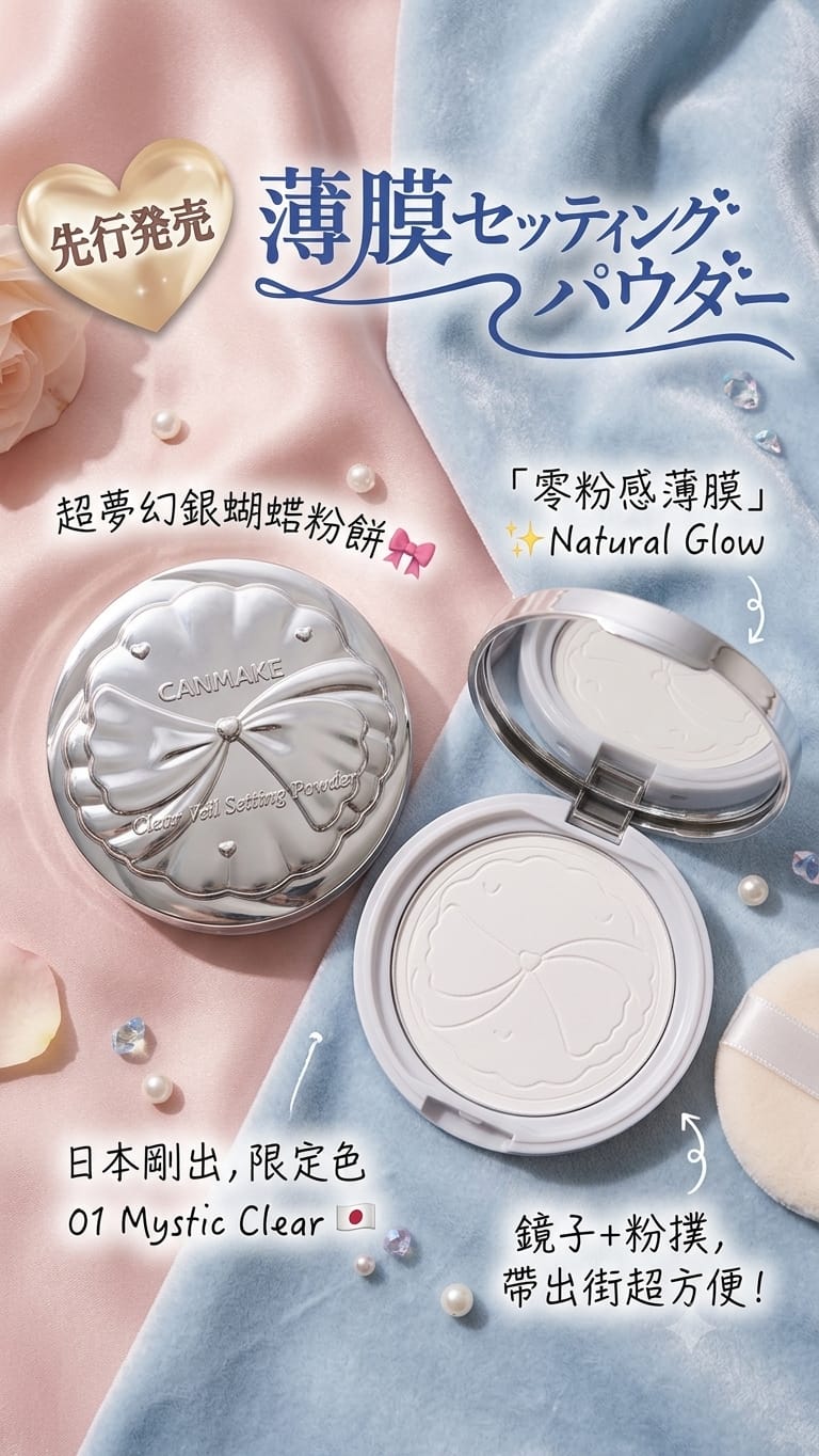 🎀CANMAKE 薄膜定妝蜜粉