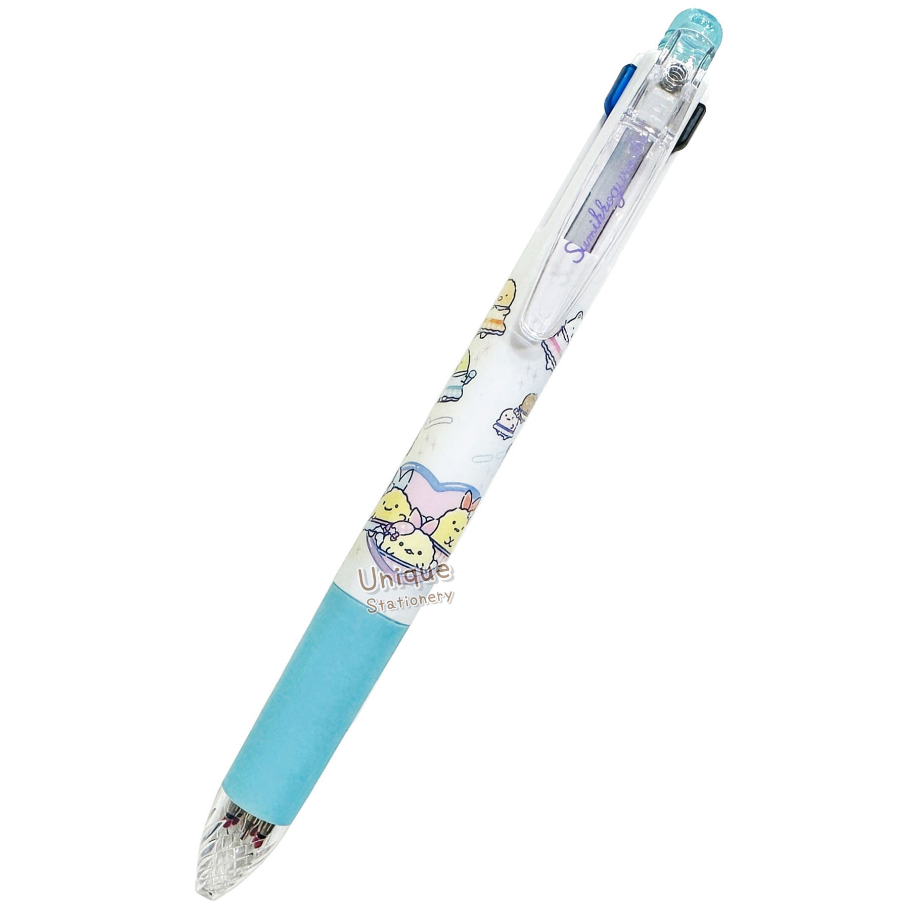 現貨｜San-X 角落生物 Sumikko Gurashi 日本製 Zebra SARASA multi 4+1 多功能5用筆 4色啫喱筆+鉛芯筆 (PR13301)