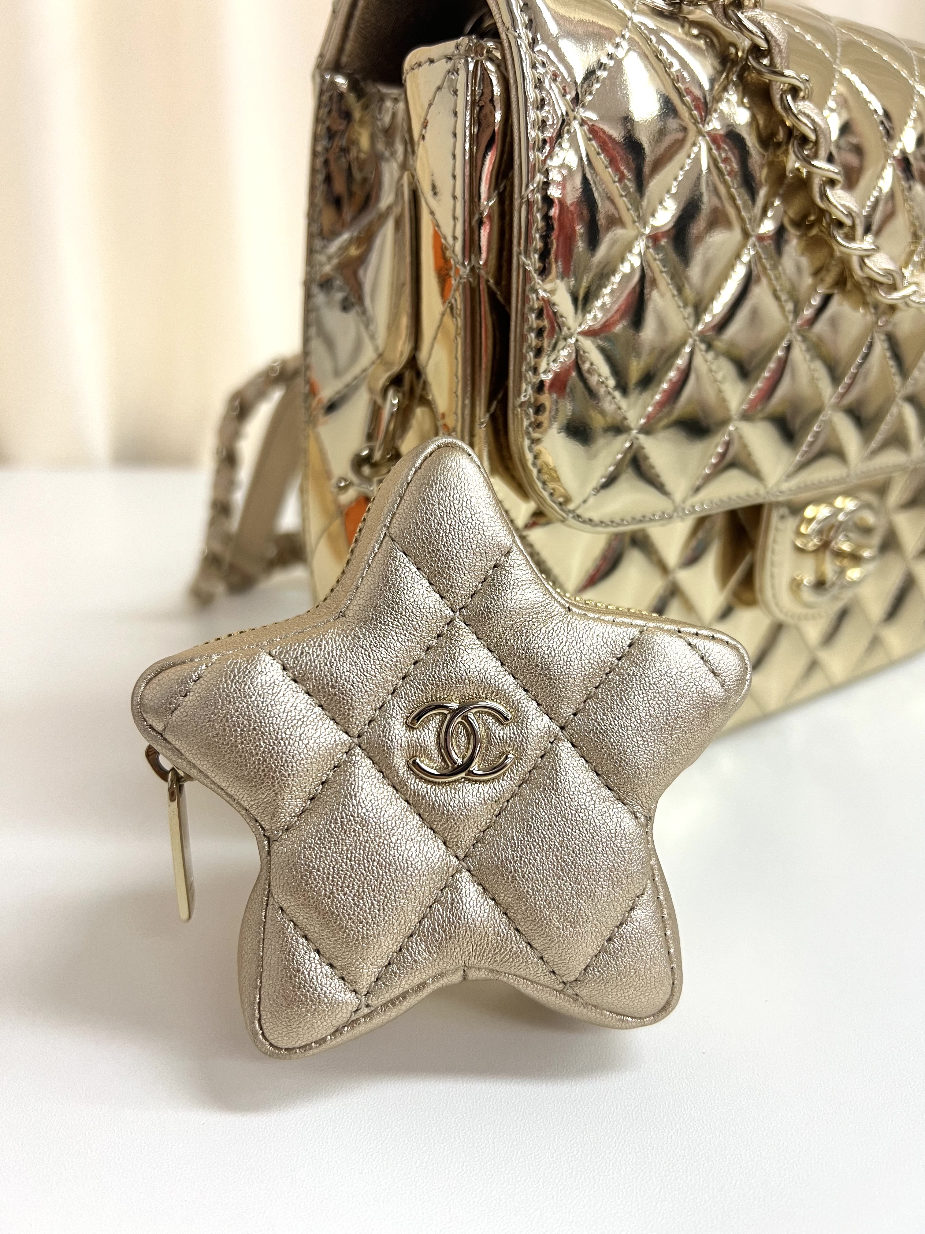 Pre-owned Chanel Hollywood Boulevard Mini Flap with Star Coin Purse/ Product Code: 26013001