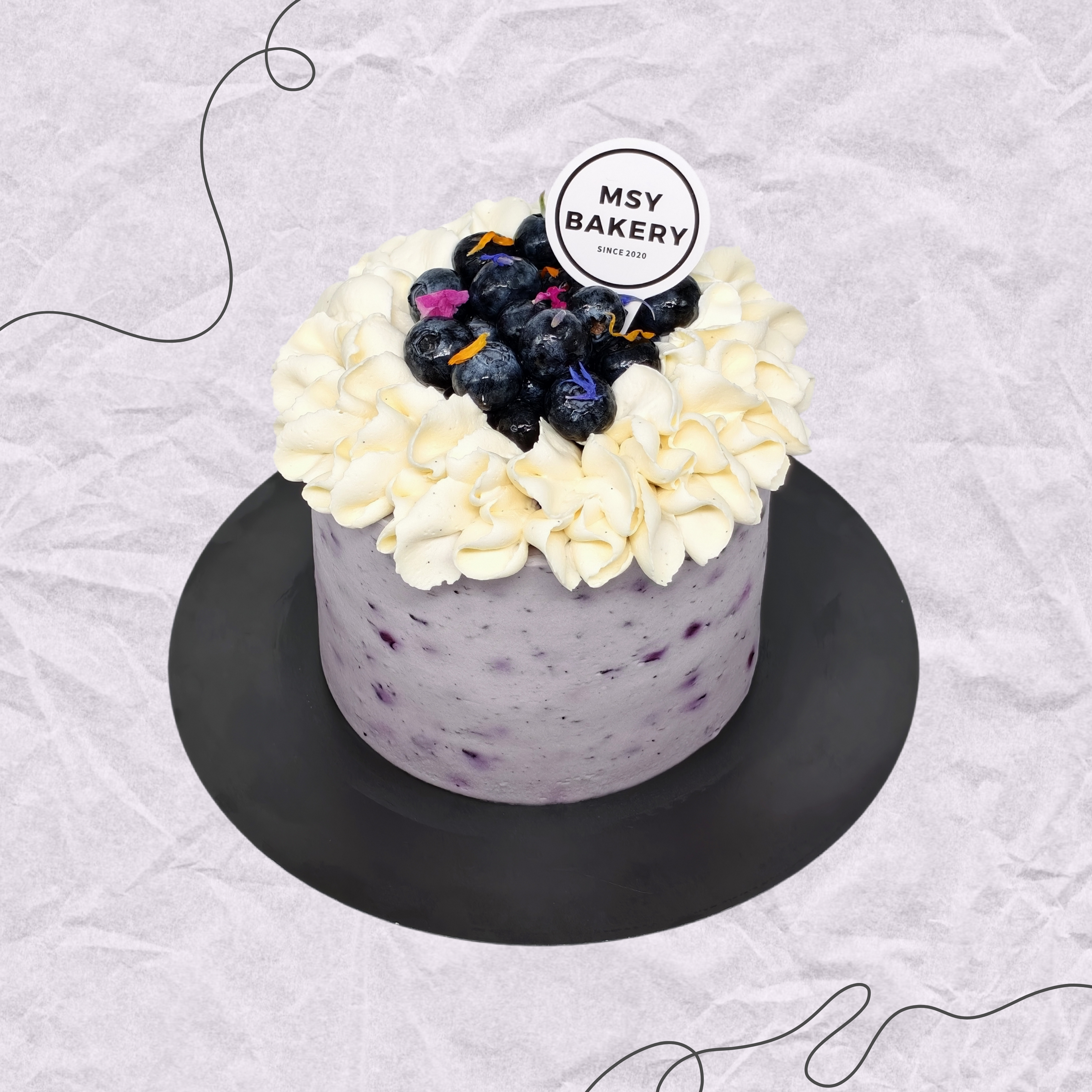 薰衣草藍莓蛋糕(4寸)