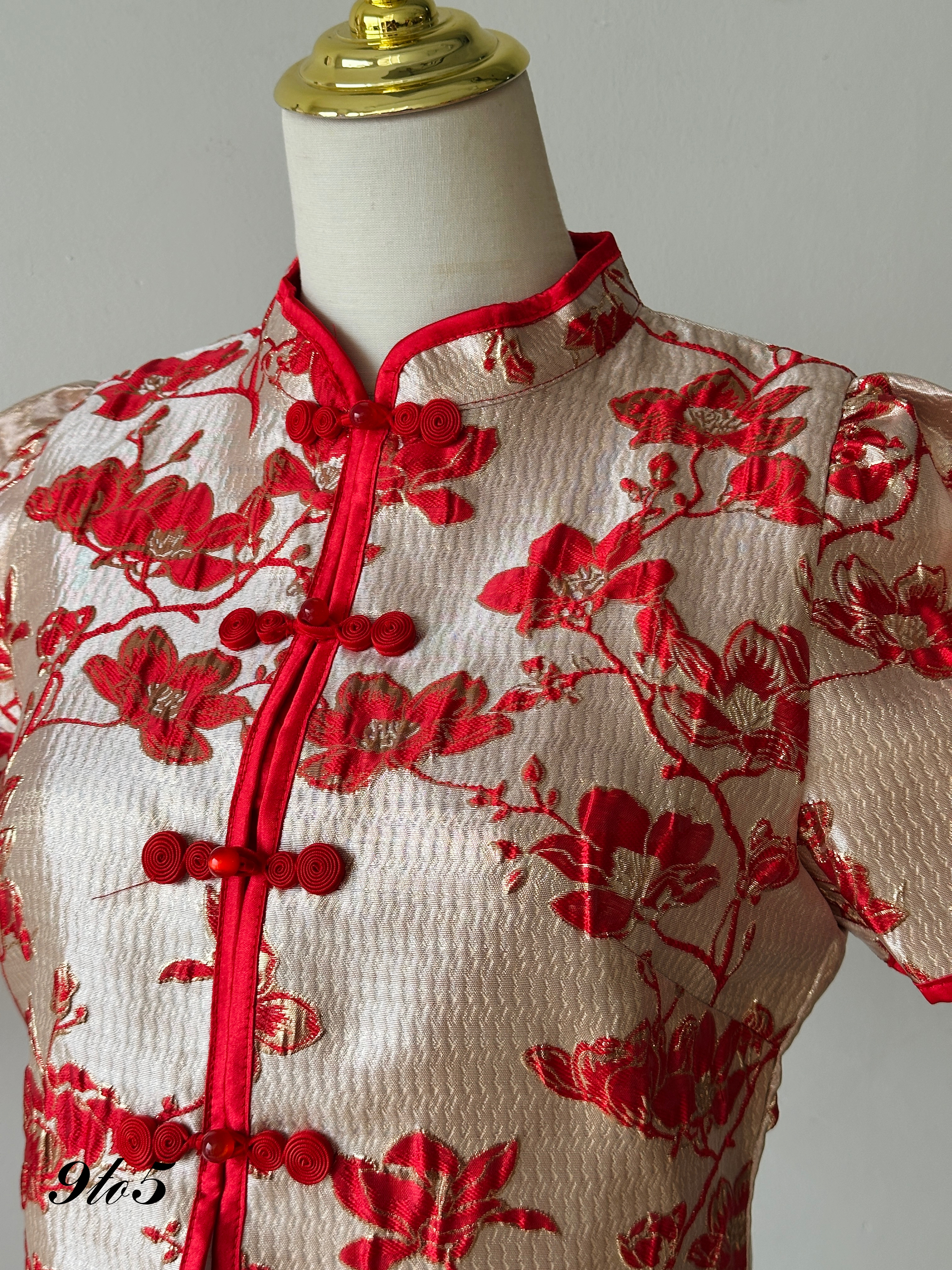 D2319 Cheongsam Matching Set - 3 Colors