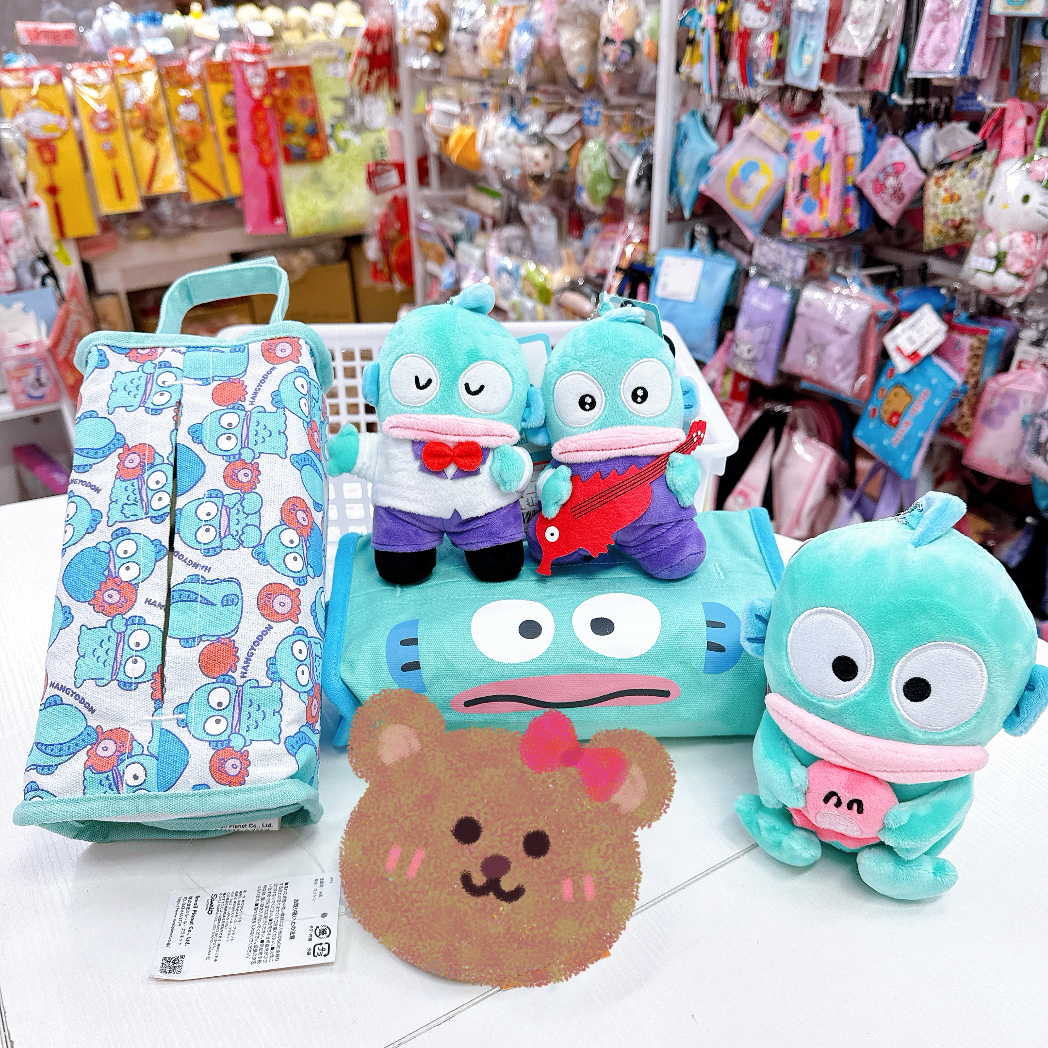 　日本直送水怪新款產品 紙巾盒套/公仔掛飾