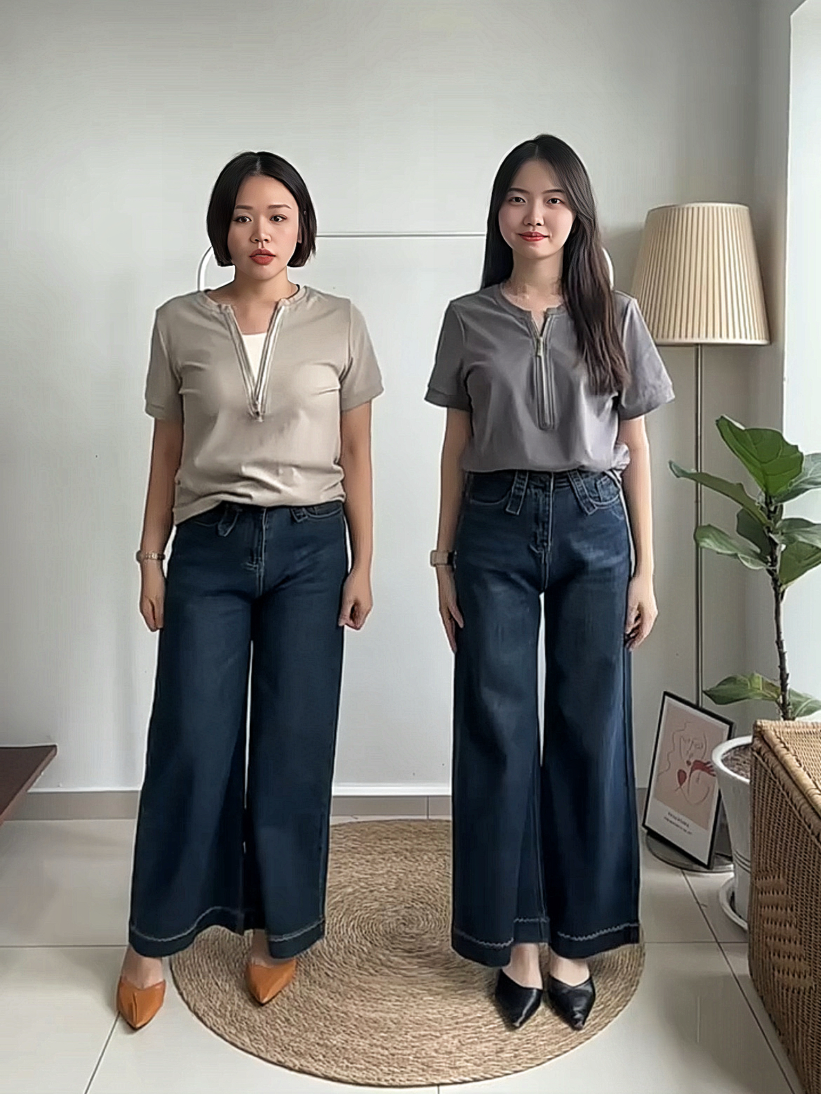 S1827 Denim Long Pants 