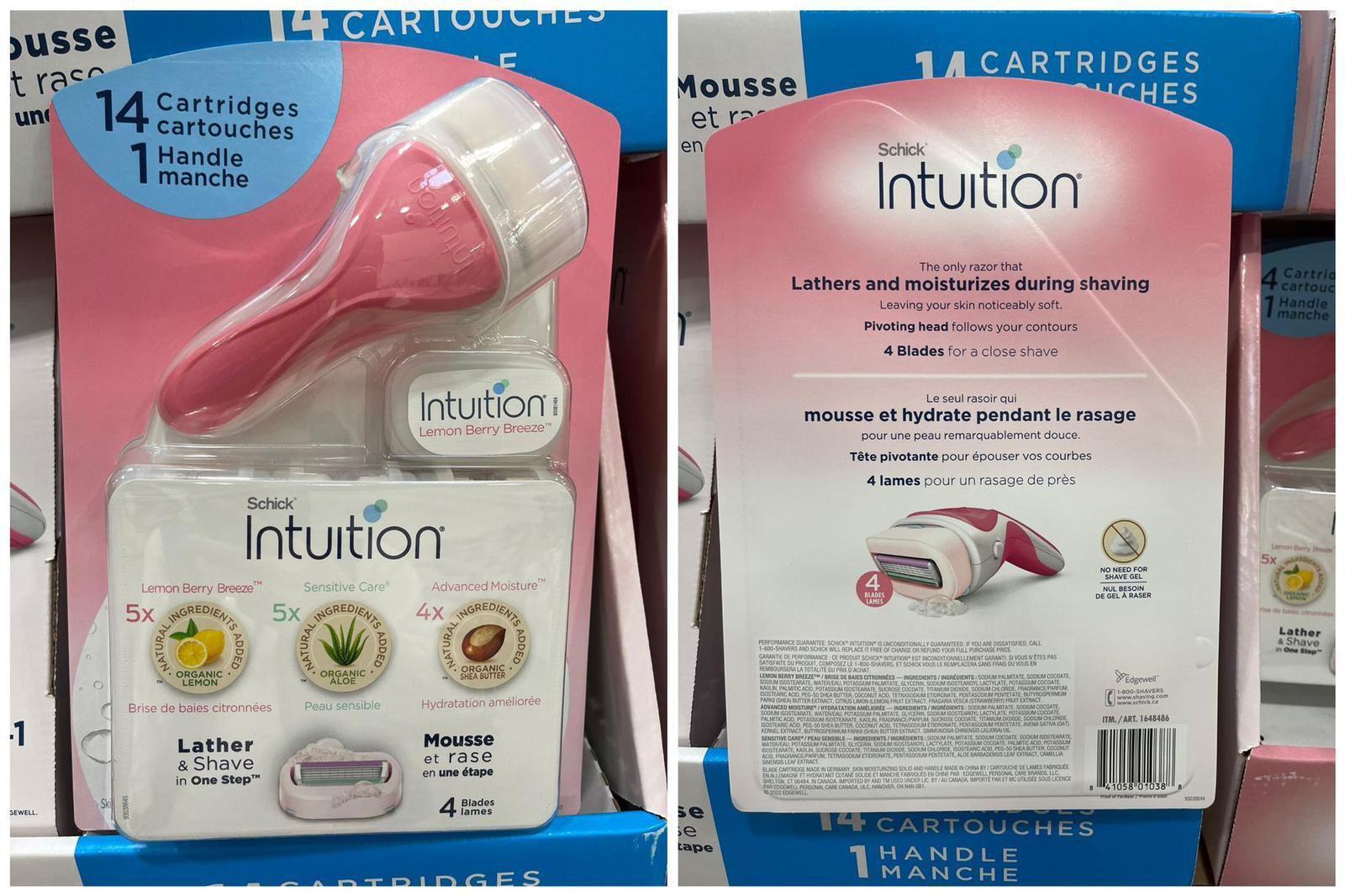 加拿大直送 Schick 舒芙 Intuition 女士剃毛器  