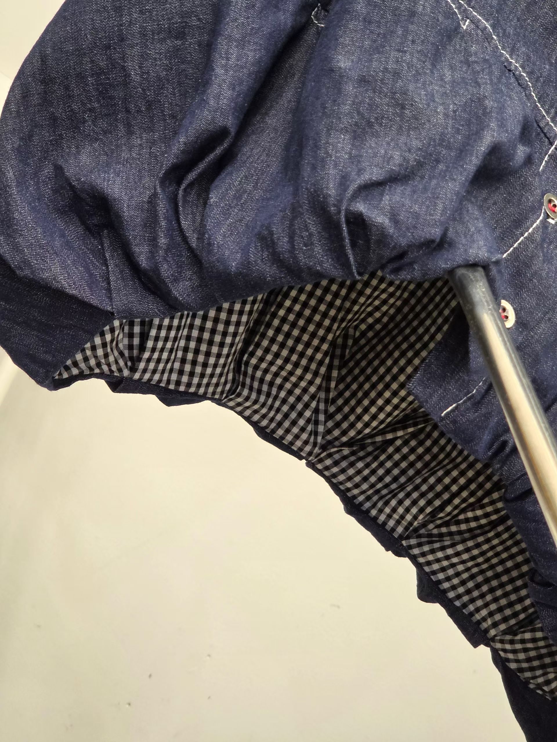 NO OS 牛仔泡泡背心