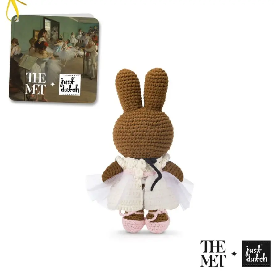 📦訂購 美國代購 荷蘭 Just Dutch 手工編織 米菲 Miffy Melanie 大都會藝術博物館 竇加的舞蹈教室 公仔